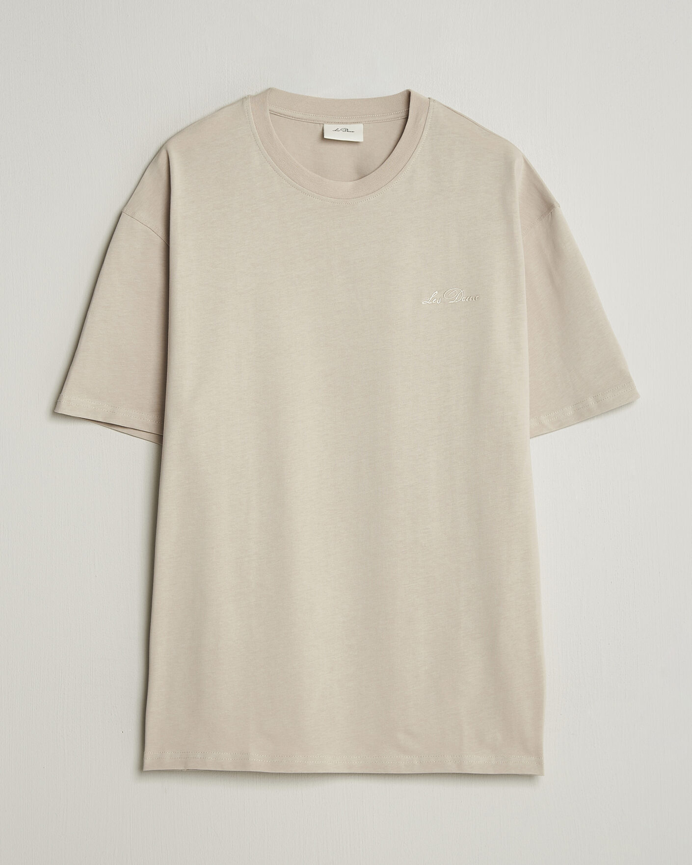 Uomini | T-shirt | LES DEUX | Crew T-Shirt Light Sand