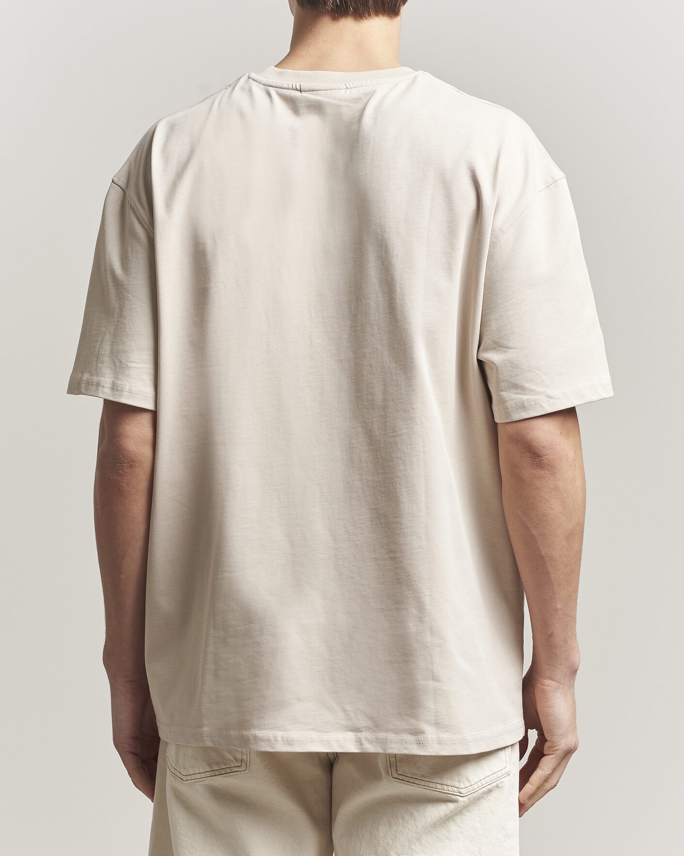 Uomini | T-shirt | LES DEUX | Crew T-Shirt Light Sand