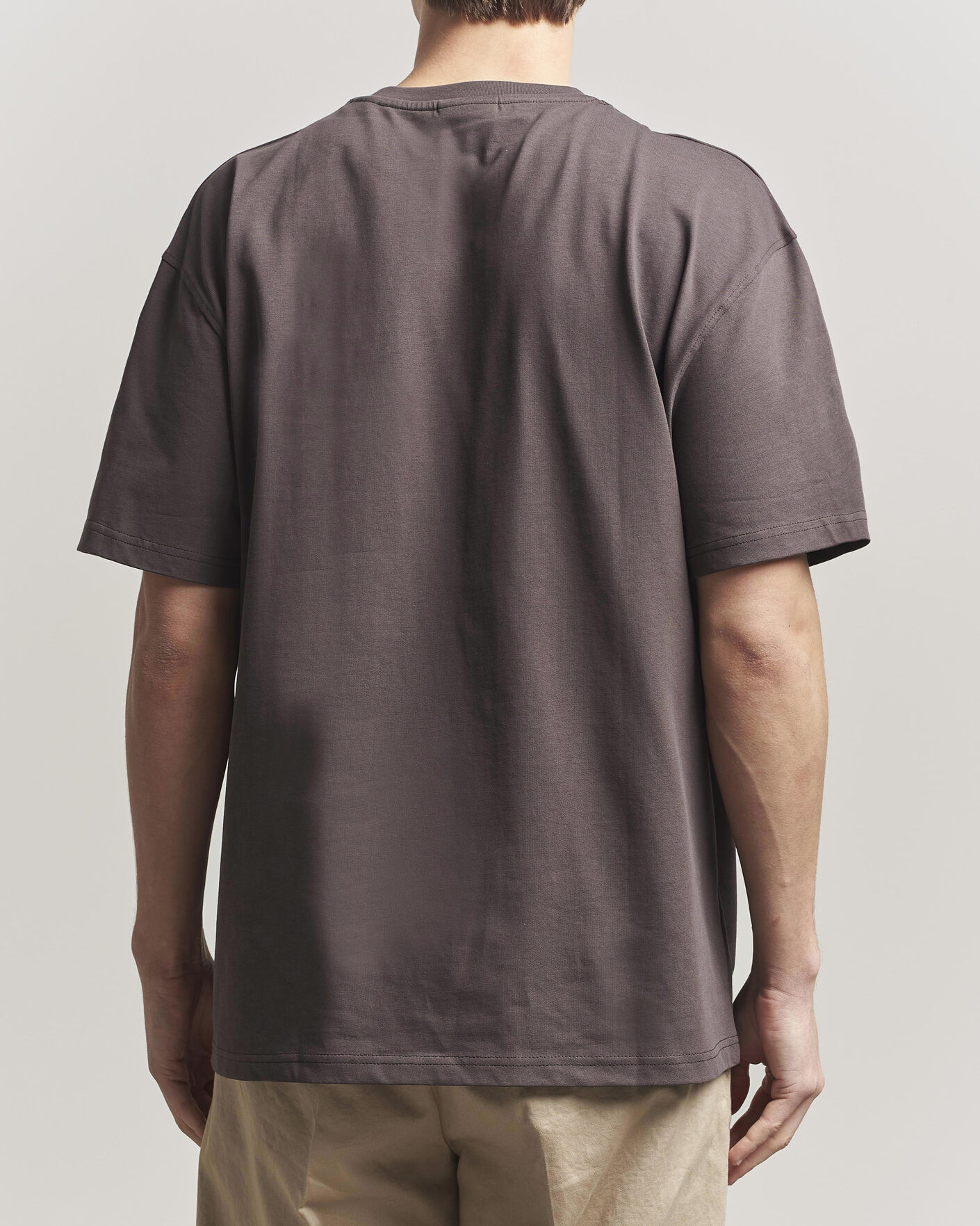 Uomini | T-shirt | LES DEUX | Crew T-Shirt Coffee Brown