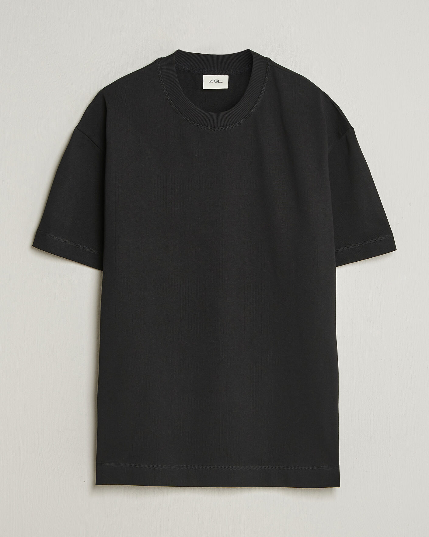 Uomini | T-shirt | LES DEUX | Carl Heavyweight T-Shirt Black