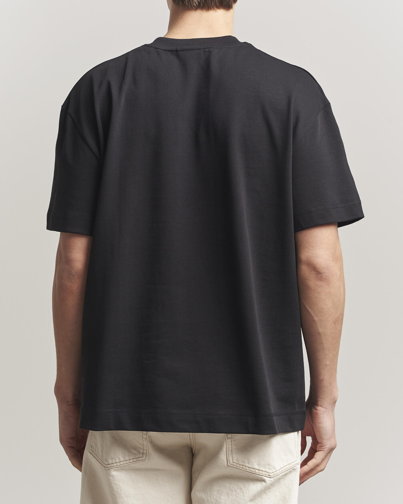 Uomini | T-shirt | LES DEUX | Carl Heavyweight T-Shirt Black