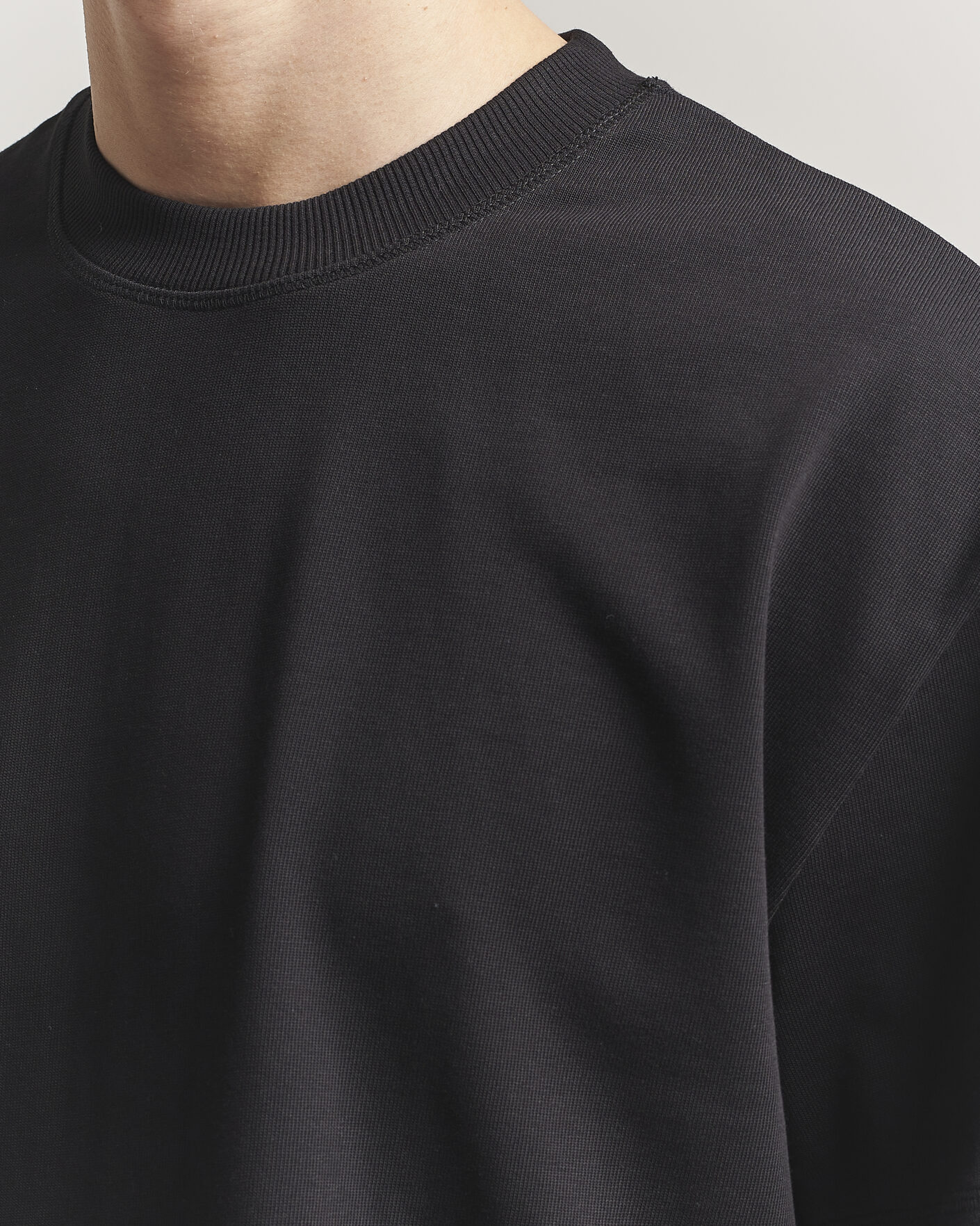 Uomini | T-shirt | LES DEUX | Carl Heavyweight T-Shirt Black