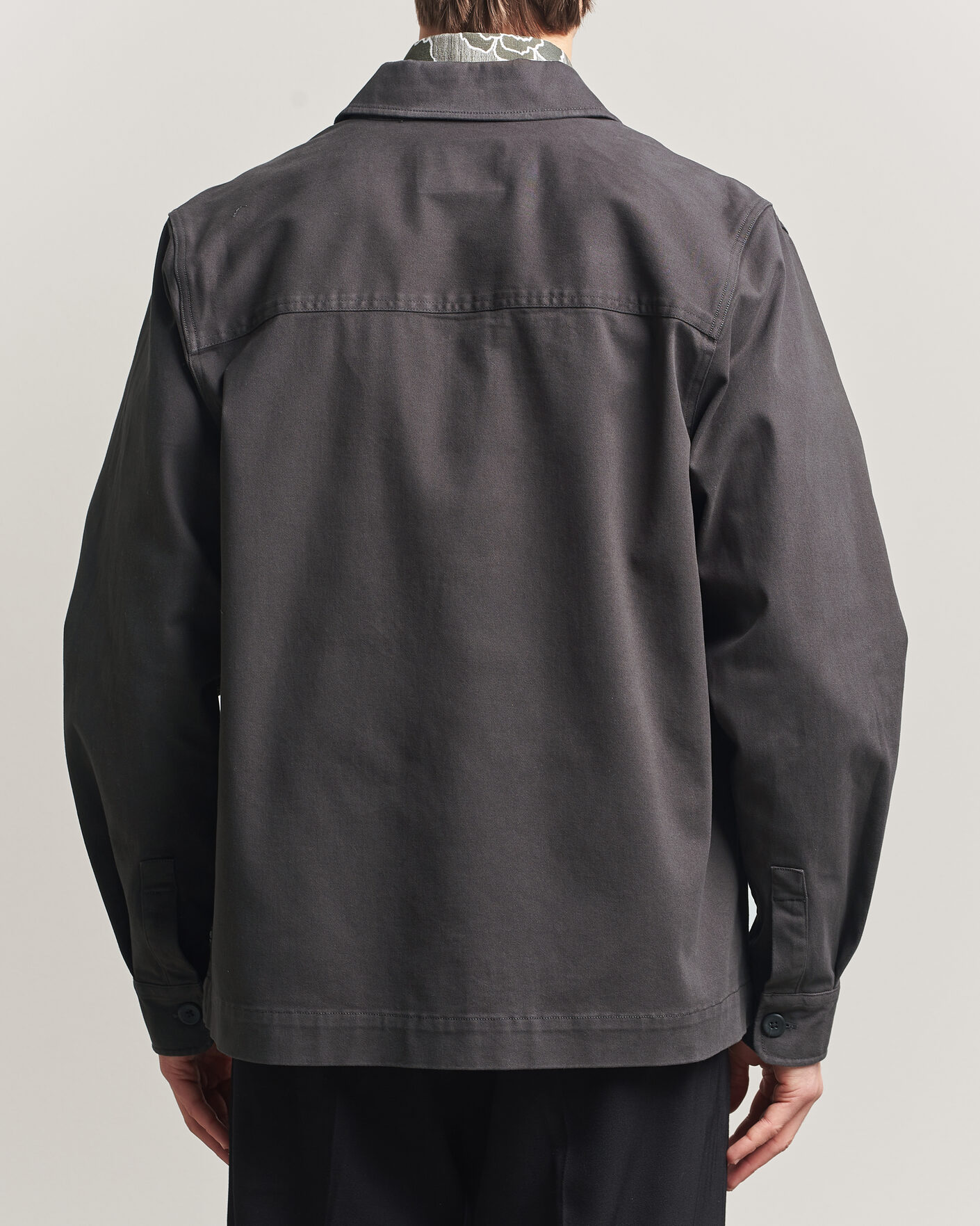 Uomini | Camicie | LES DEUX | Layton Cotton Overshirt Black