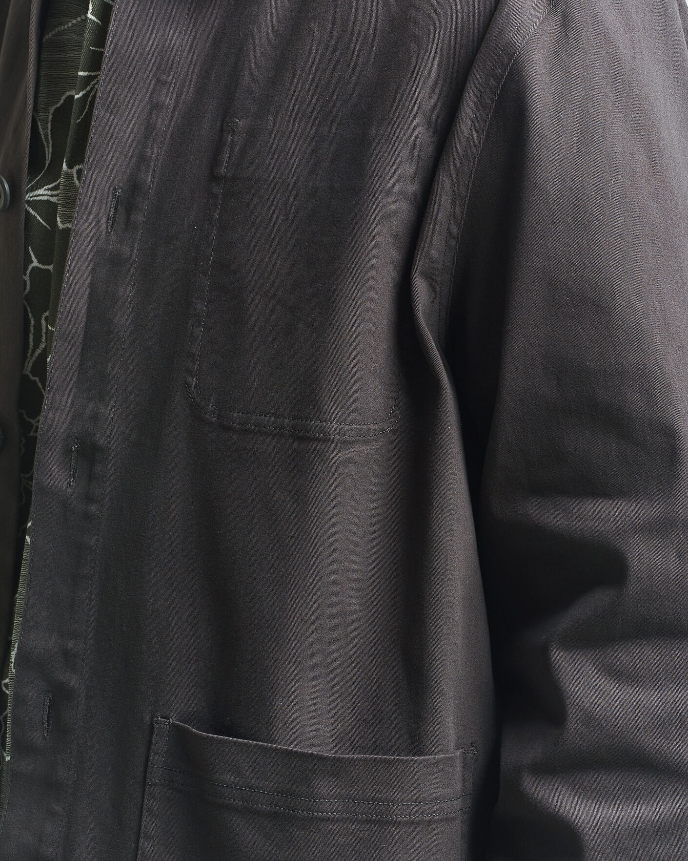 Uomini | Camicie | LES DEUX | Layton Cotton Overshirt Black