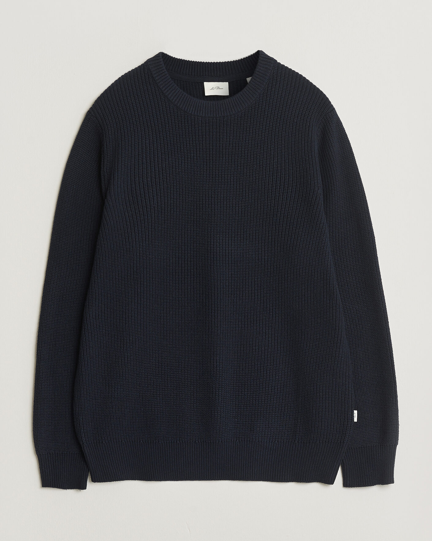 Uomini | Maglieria | LES DEUX | Garry Rib Crew Neck Knit Dark Navy