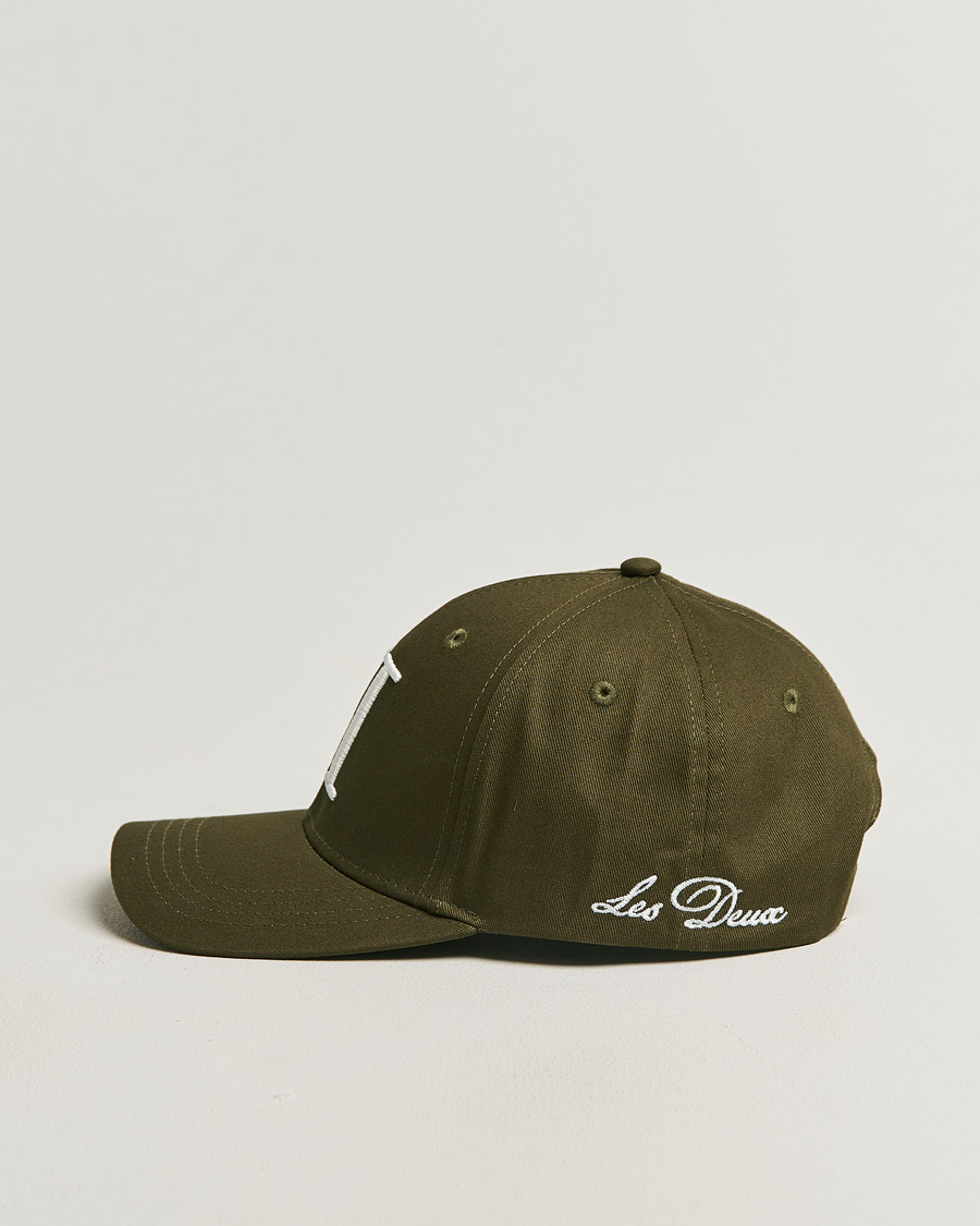 Uomini | Cappelli & Berretti | LES DEUX | Encore Organic Baseball Cap Olive Night