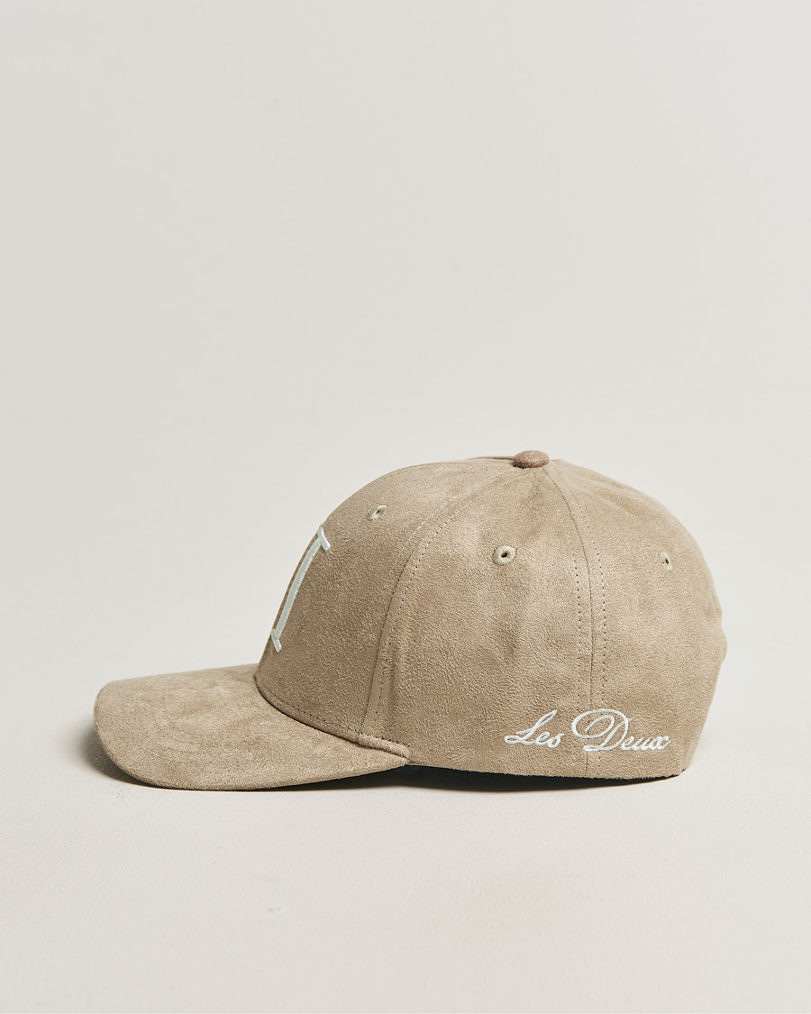 Uomini | Cappelli & Berretti | LES DEUX | Encore Suede Baseball Cap Dark Sand