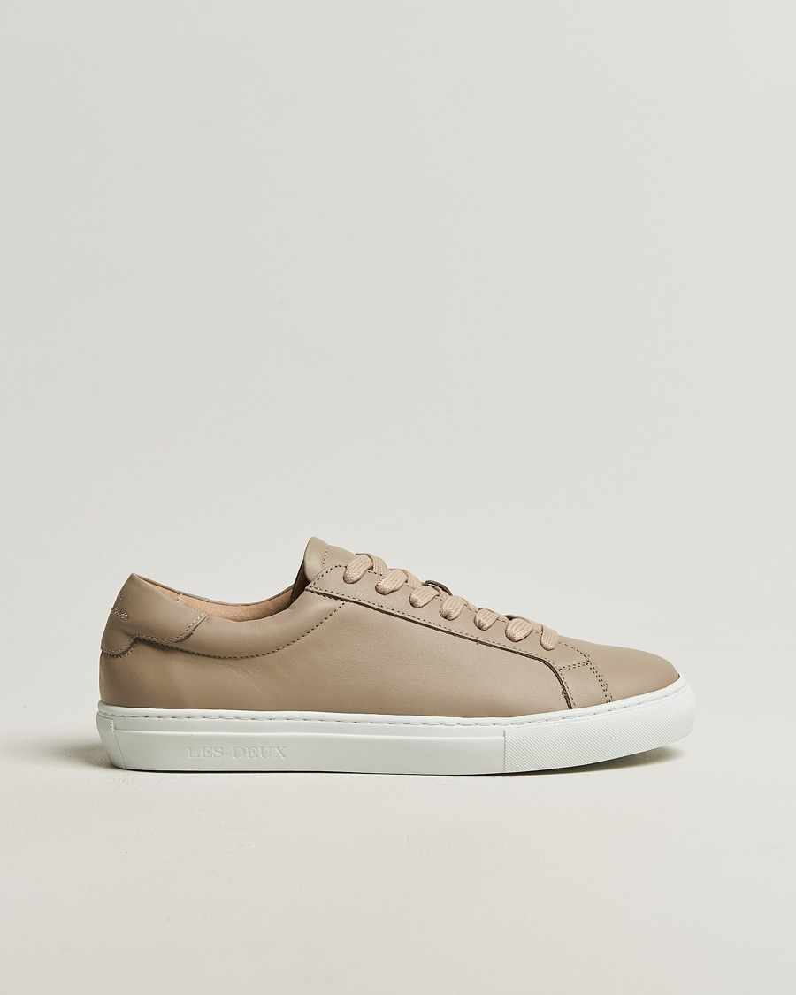 Uomini | Sneakers | LES DEUX | Theodor Leather Sneakers Irish Cream Beige