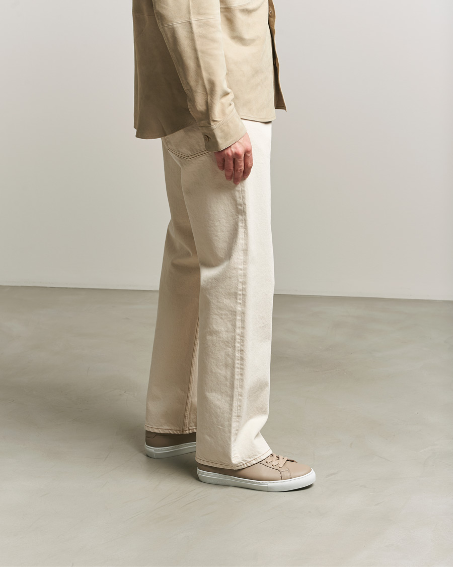 Uomini | Sneakers | LES DEUX | Theodor Leather Sneakers Irish Cream Beige