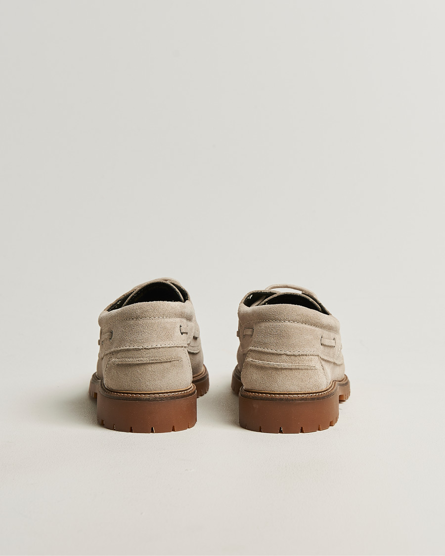 Uomini | Sneakers | LES DEUX | Taylor Suede Boat Shoe Light Sand