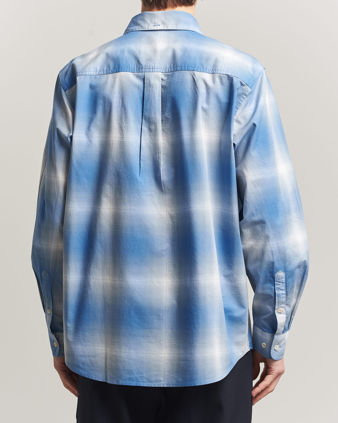 Uomini | Camicie | LES DEUX | Kent Shadowcheck Shirt Palace Blue