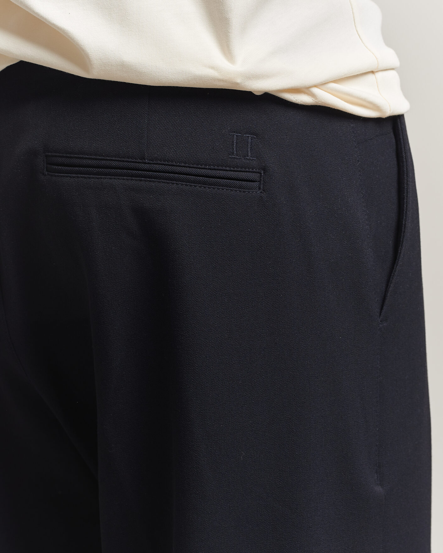 Uomini | Pantaloni | LES DEUX | Como Solid Slack Pants Dark Navy