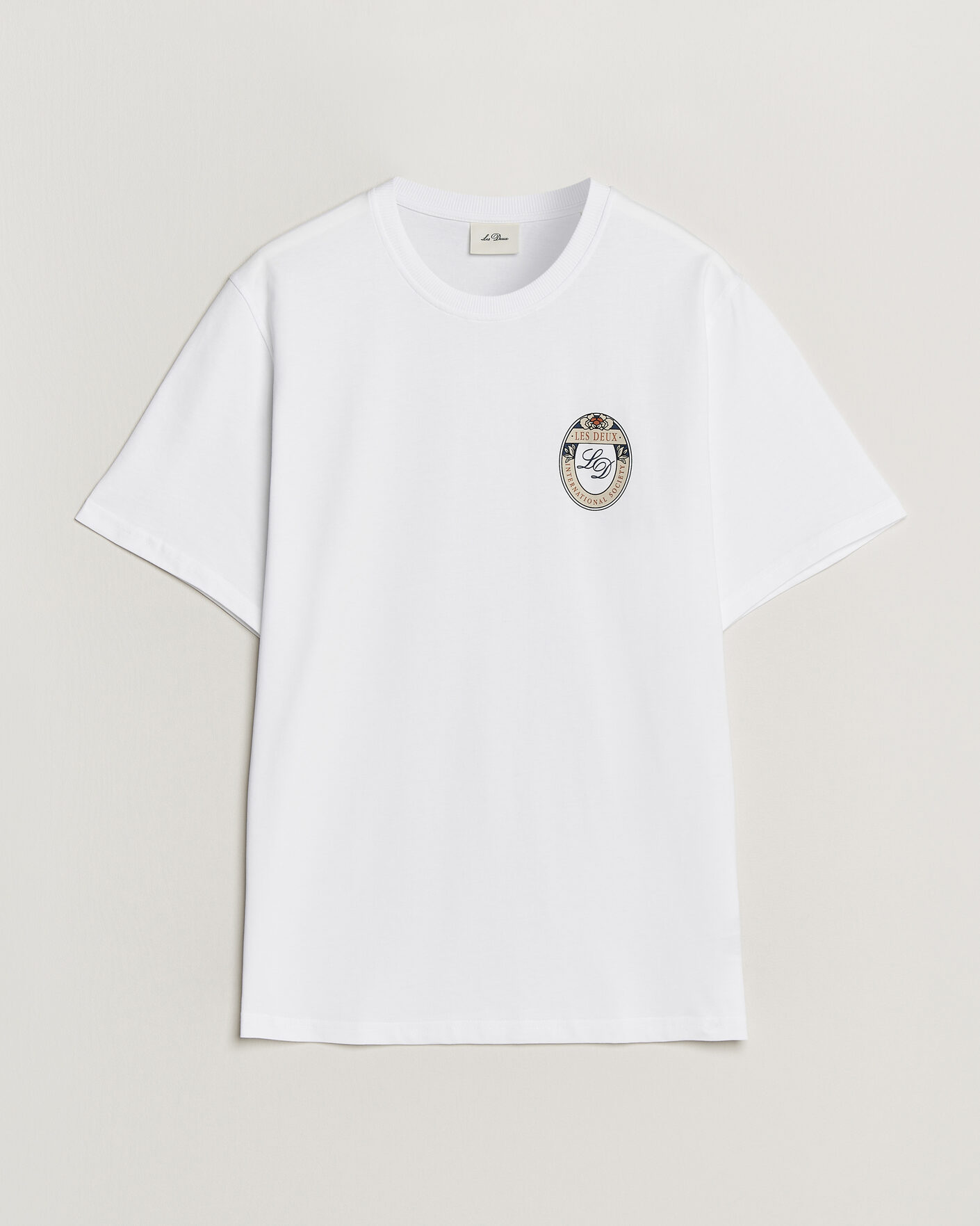 Uomini | T-shirt | LES DEUX | Brday Emblem T-Shirt White