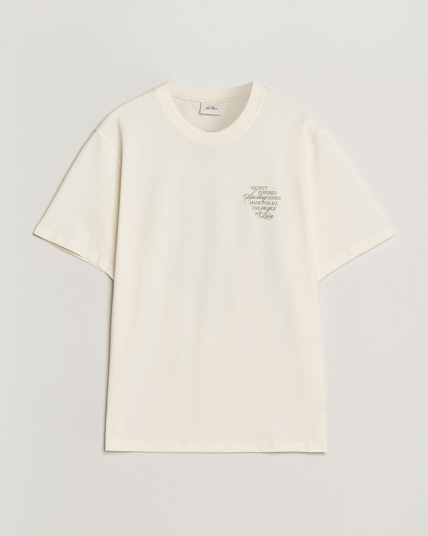 Uomini | T-shirt | LES DEUX | Ben Faience T-Shirt Eggnog White