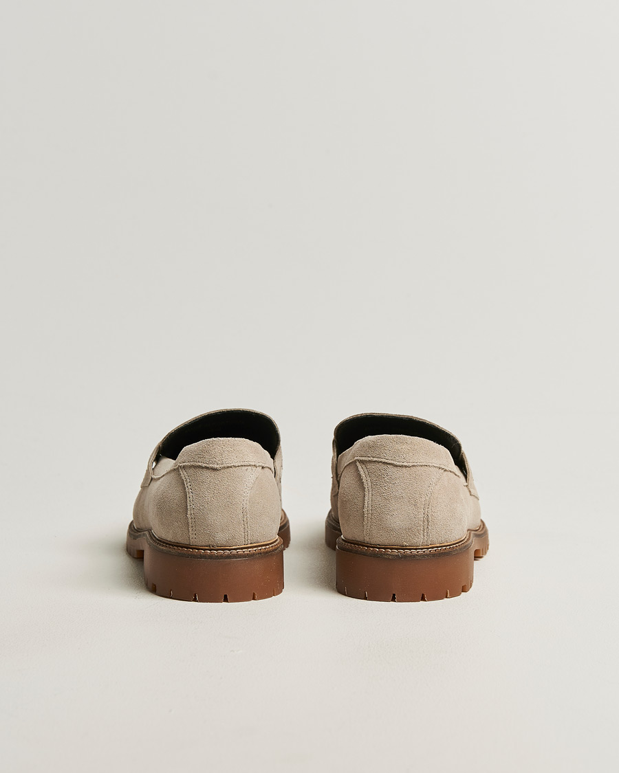 Uomini | Mocassini | LES DEUX | Taylor Suede Loafers Light Sand