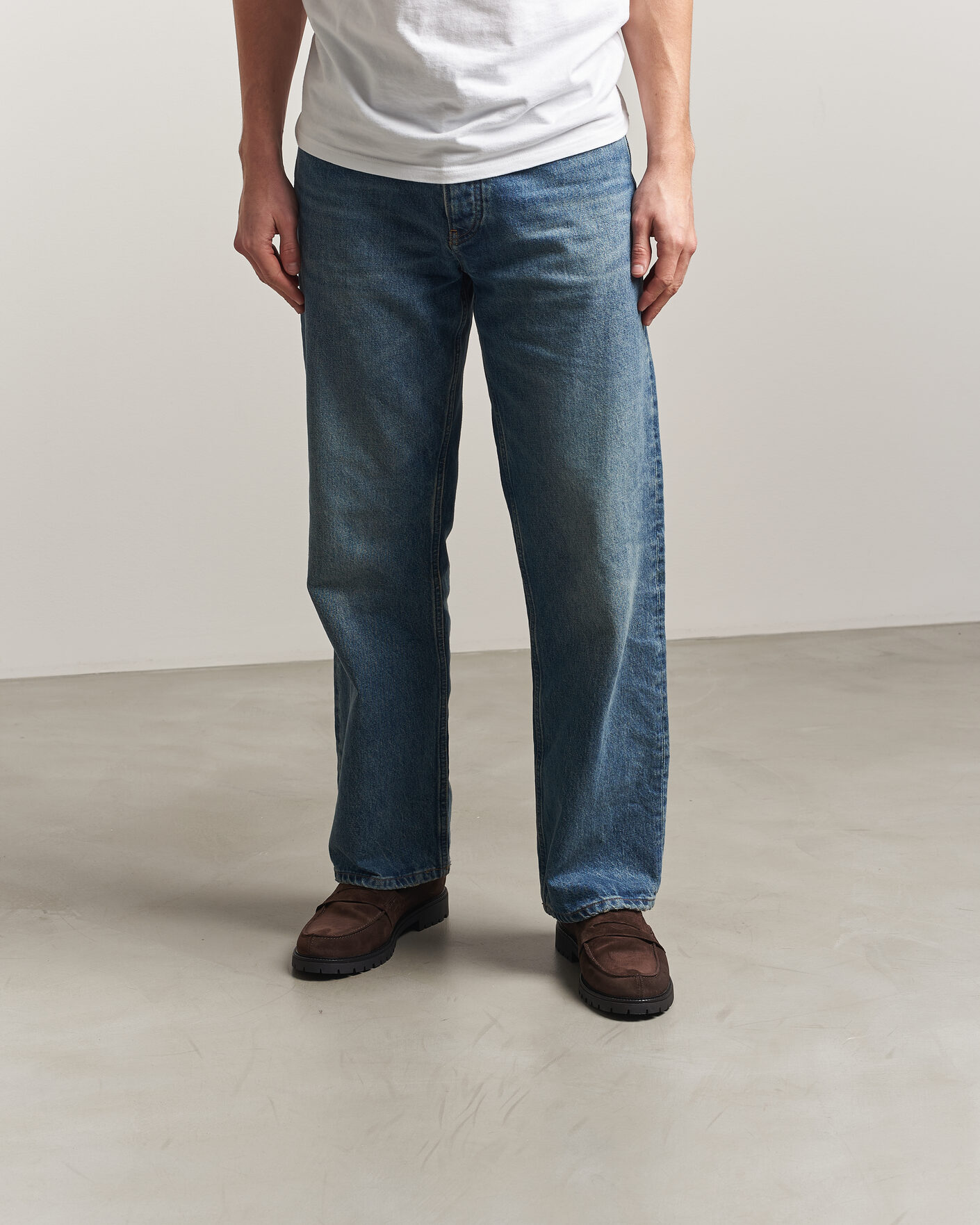 Uomini | Mocassini | LES DEUX | Taylor Oil Suede Loafers Turkish Coffee