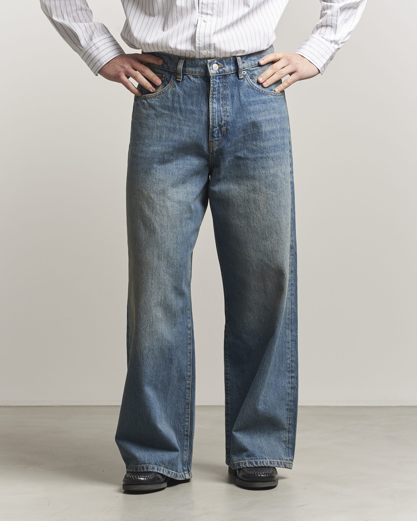 Uomini | Jeans | Jeanerica | Brera Straight Jeans 1990 Light Vintage