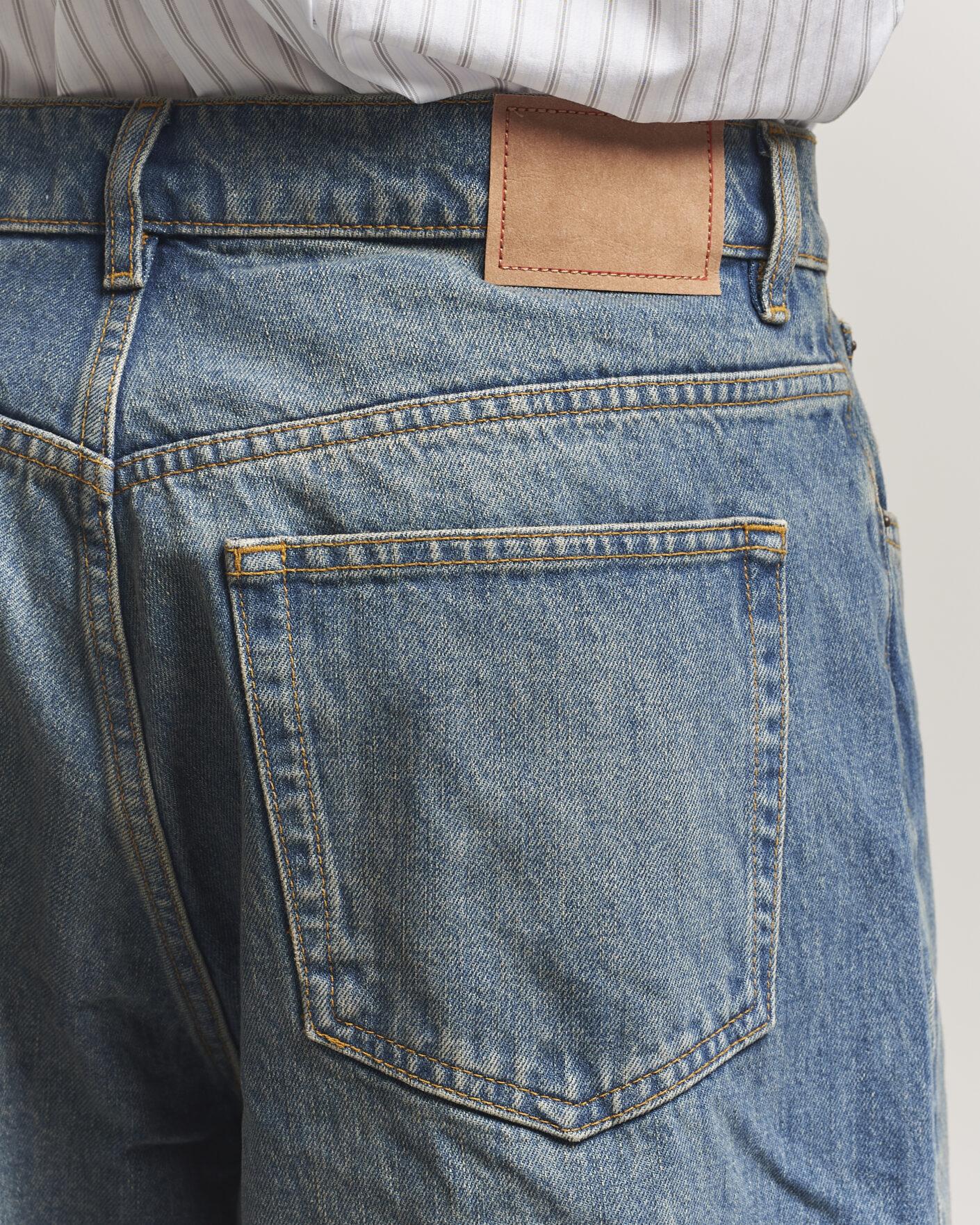 Uomini | Jeans | Jeanerica | Brera Straight Jeans 1990 Light Vintage