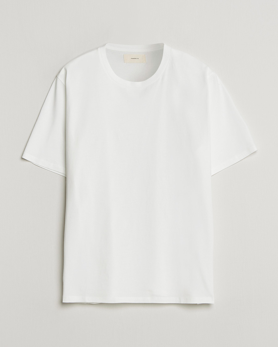 Uomini | T-shirt | Jeanerica | Delon Crew Neck T-Shirt Natural White
