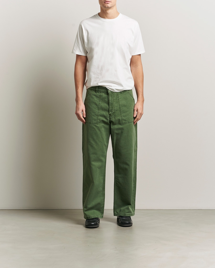 Uomini | T-shirt | Jeanerica | Delon Crew Neck T-Shirt Natural White