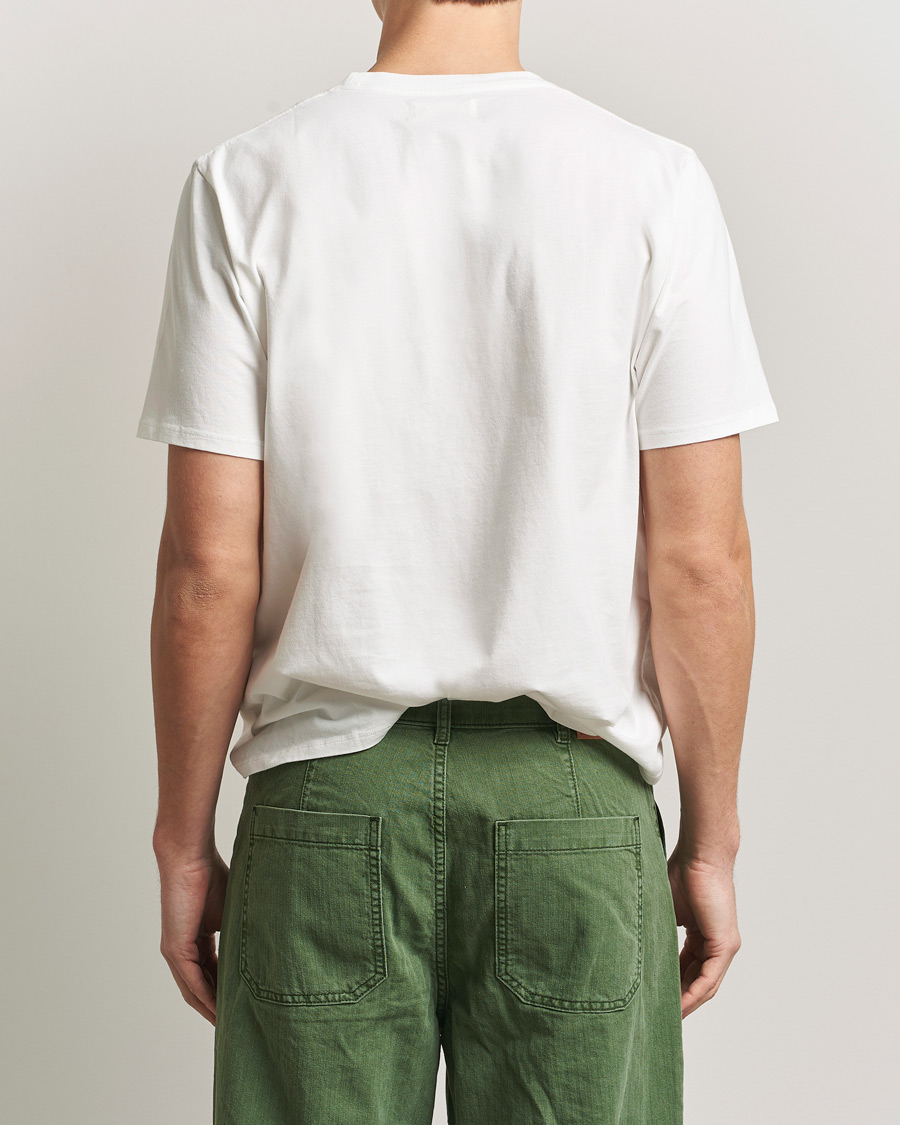 Uomini | T-shirt | Jeanerica | Delon Crew Neck T-Shirt Natural White