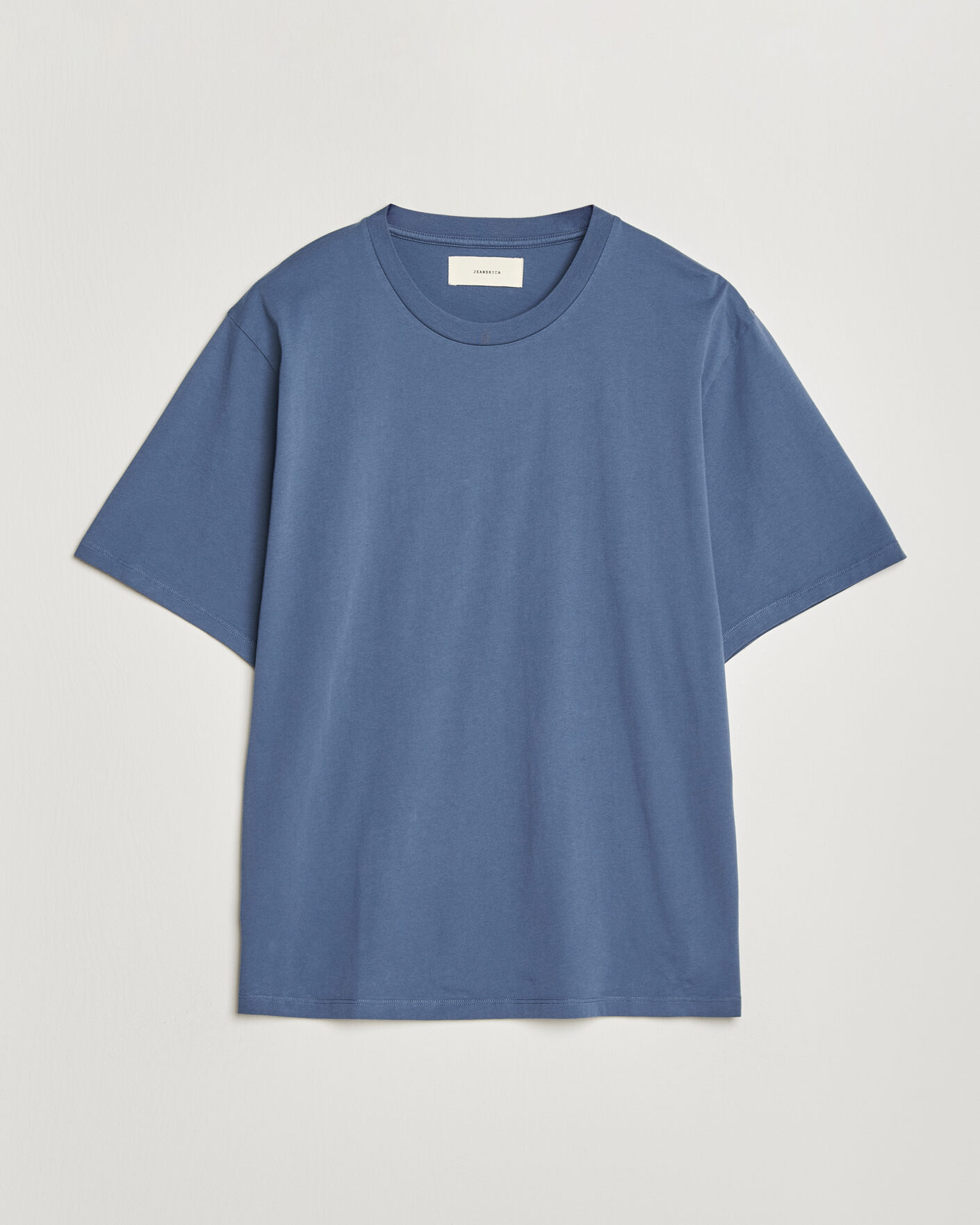Uomini | T-shirt | Jeanerica | Delon Crew Neck T-Shirt Blue