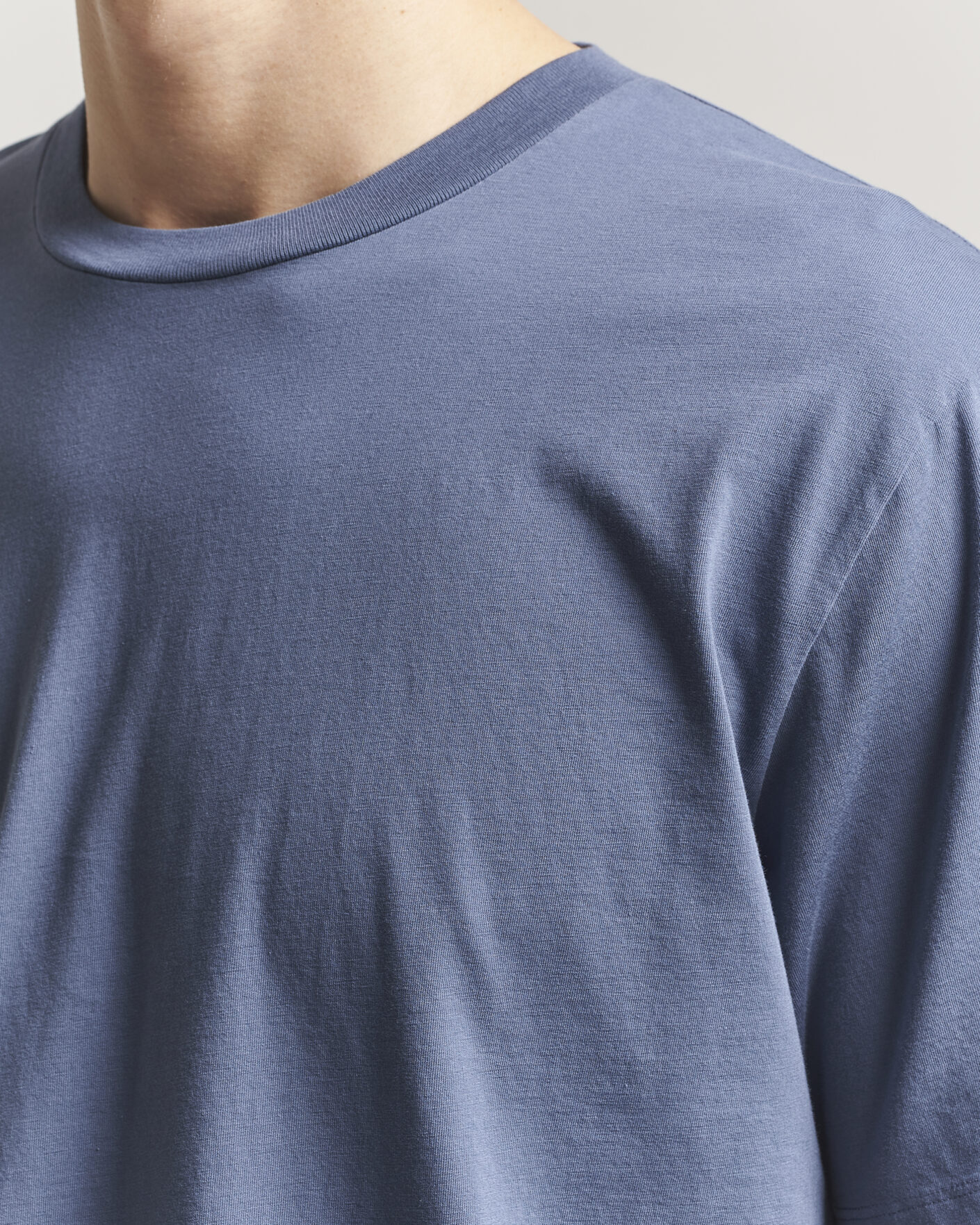 Uomini | T-shirt | Jeanerica | Delon Crew Neck T-Shirt Blue