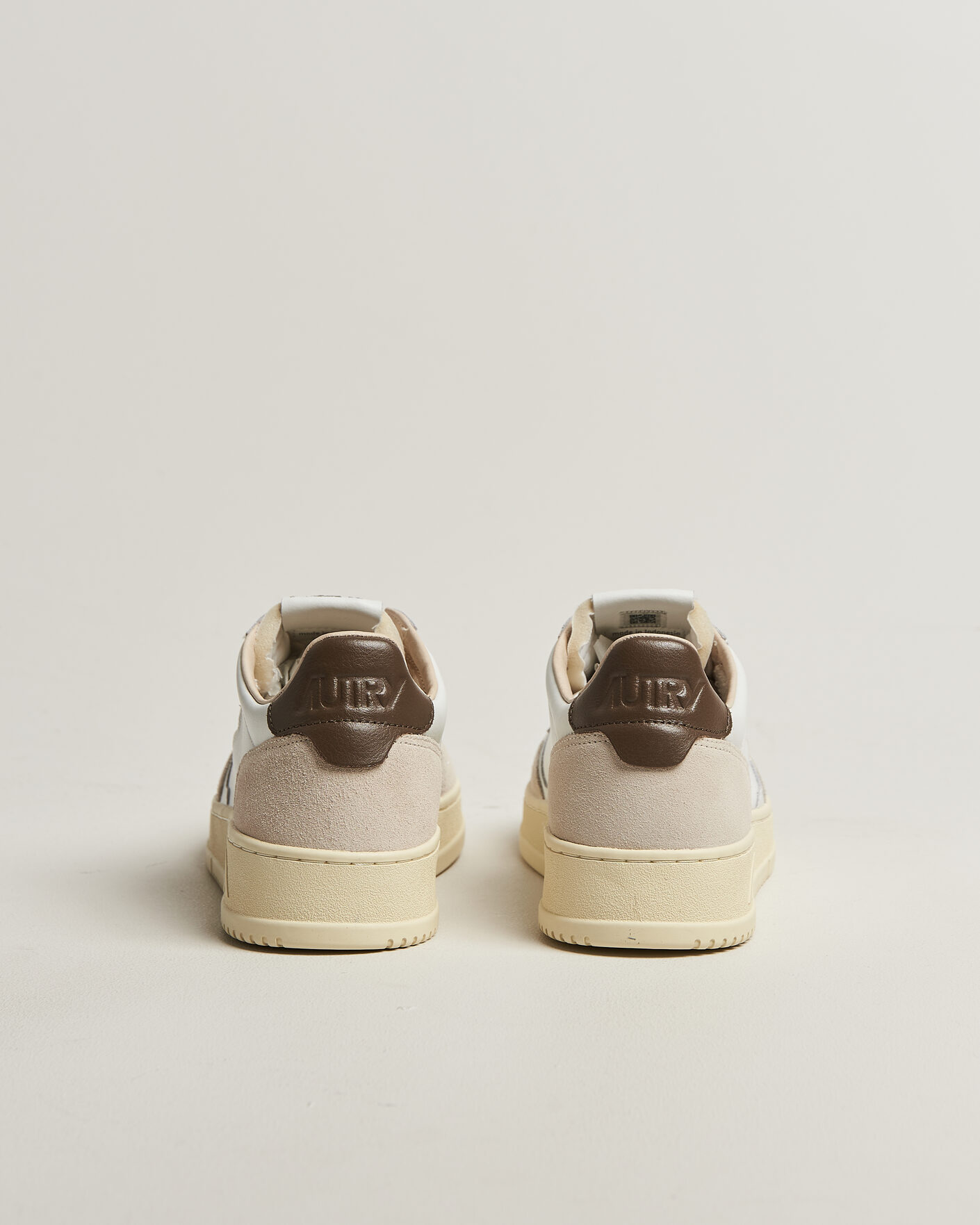 Uomini | Sneakers | Autry | Medalist Low Leather/Suede Sneaker White/Teak