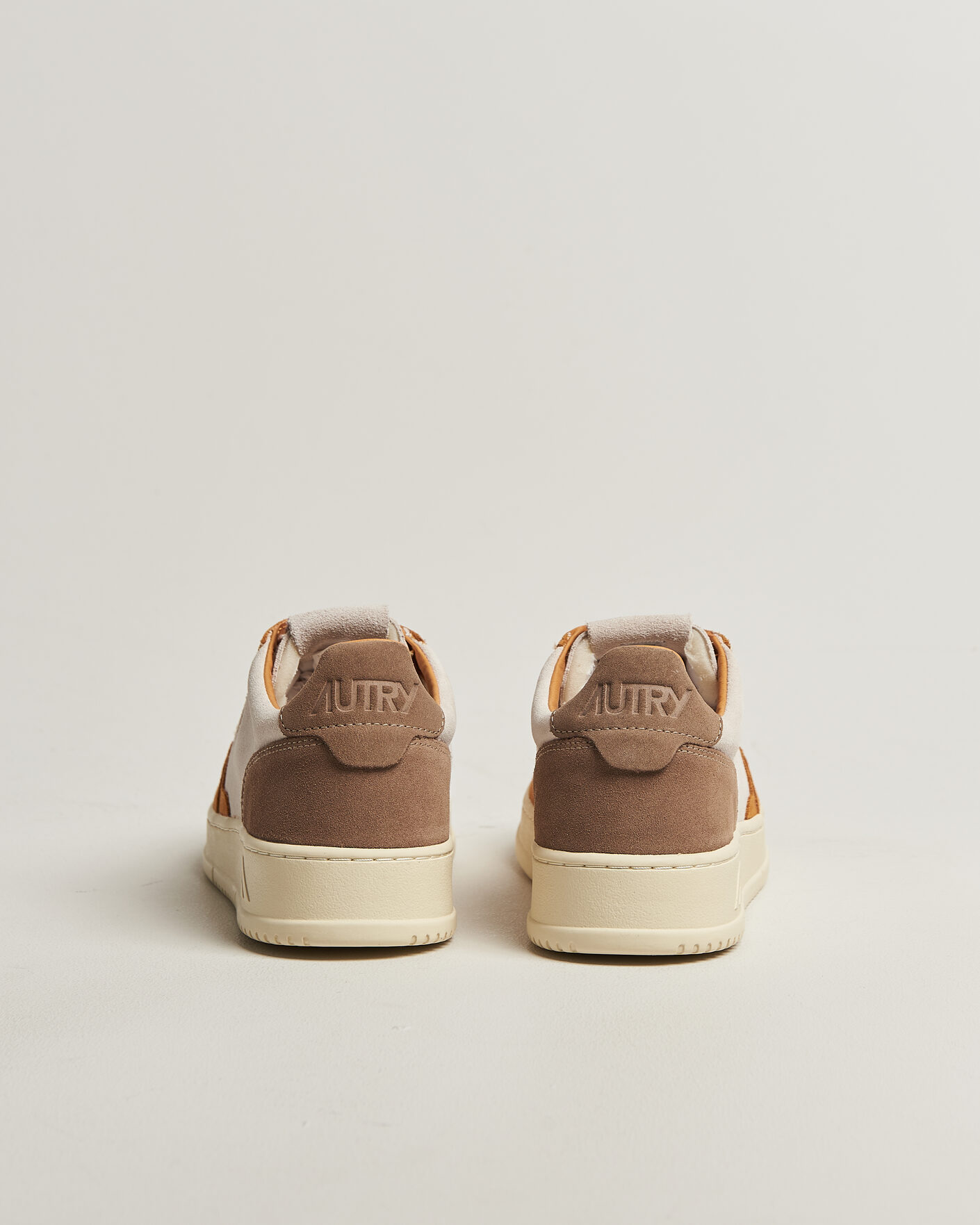 Uomini | Sneakers | Autry | Medalist Low Suede Mix Sneaker Antilop/White/Brown