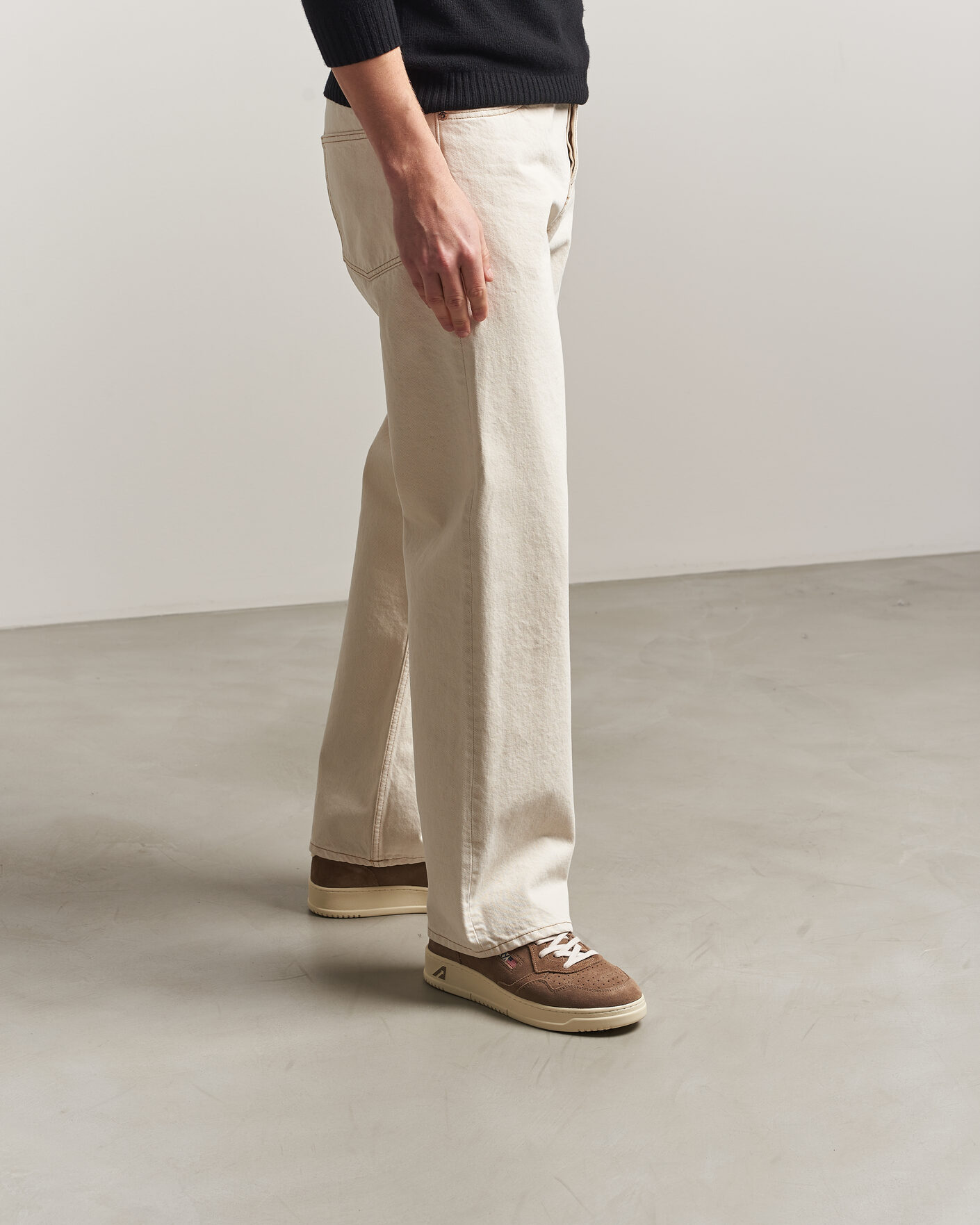 Uomini | Sneakers | Autry | Medalist Low Sneaker Cigar/White