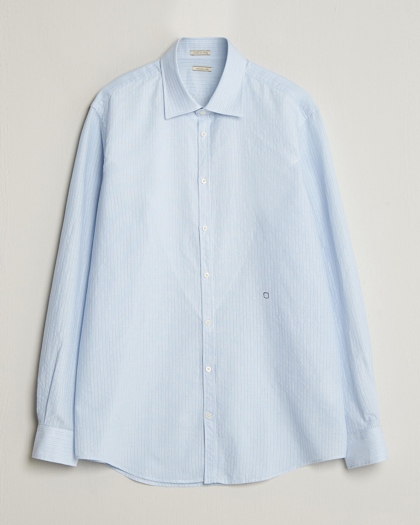 Uomini | Camicie | Massimo Alba | Genova Striped Shirt Sky Blue