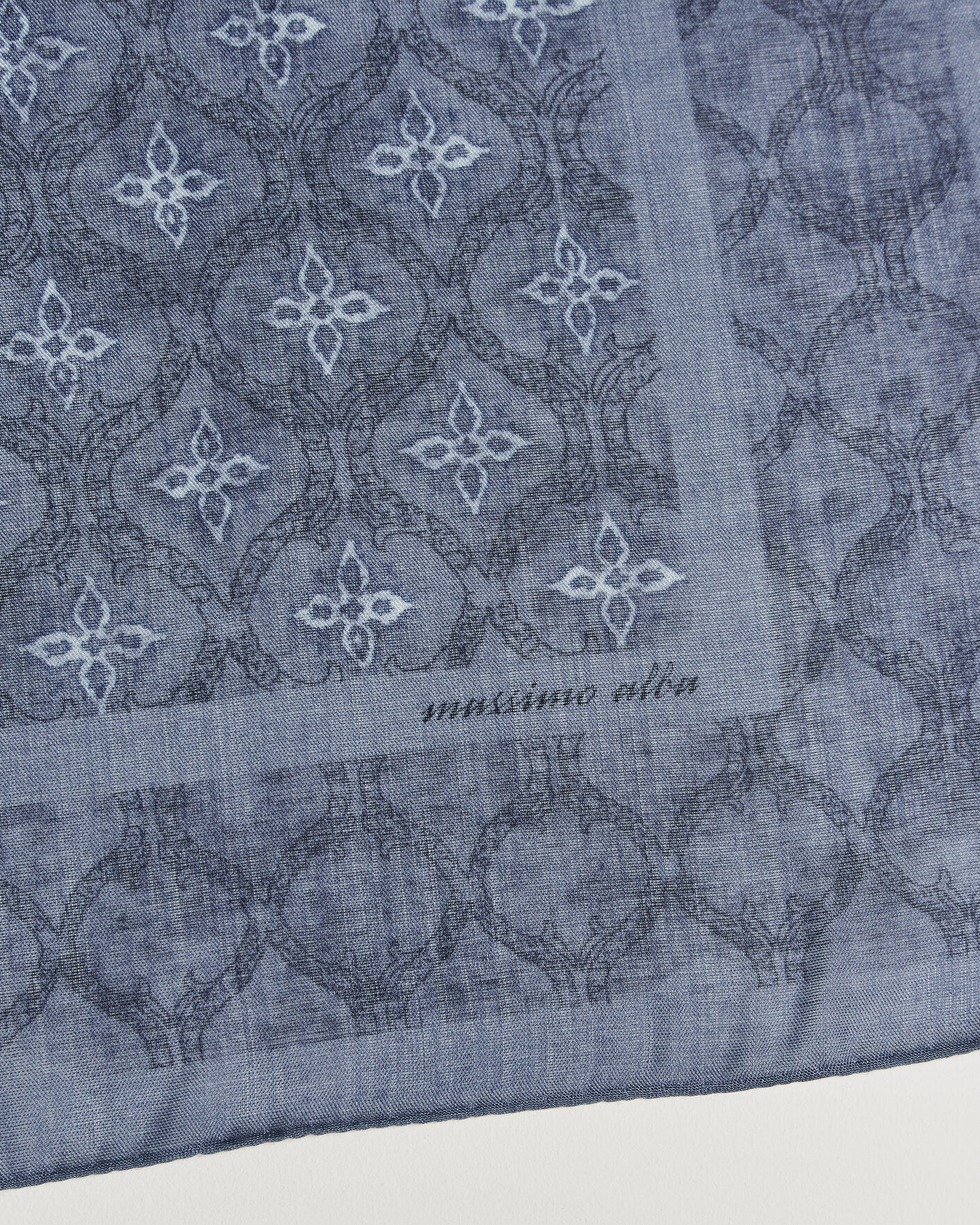 Uomini | Sciarpe | Massimo Alba | Cashmere/Silk Bandana Navy