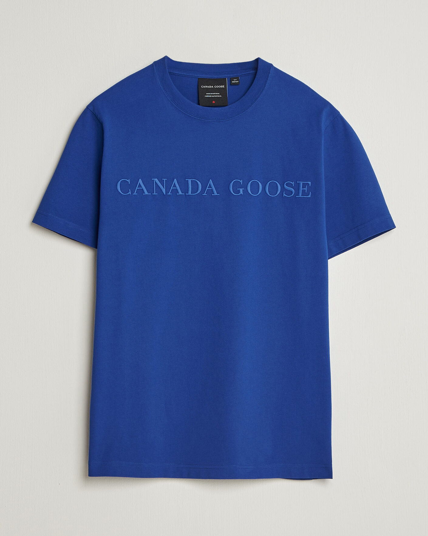 Uomini | T-shirt | Canada Goose | Vantage Wordmark T-Shirt Azurite Blue