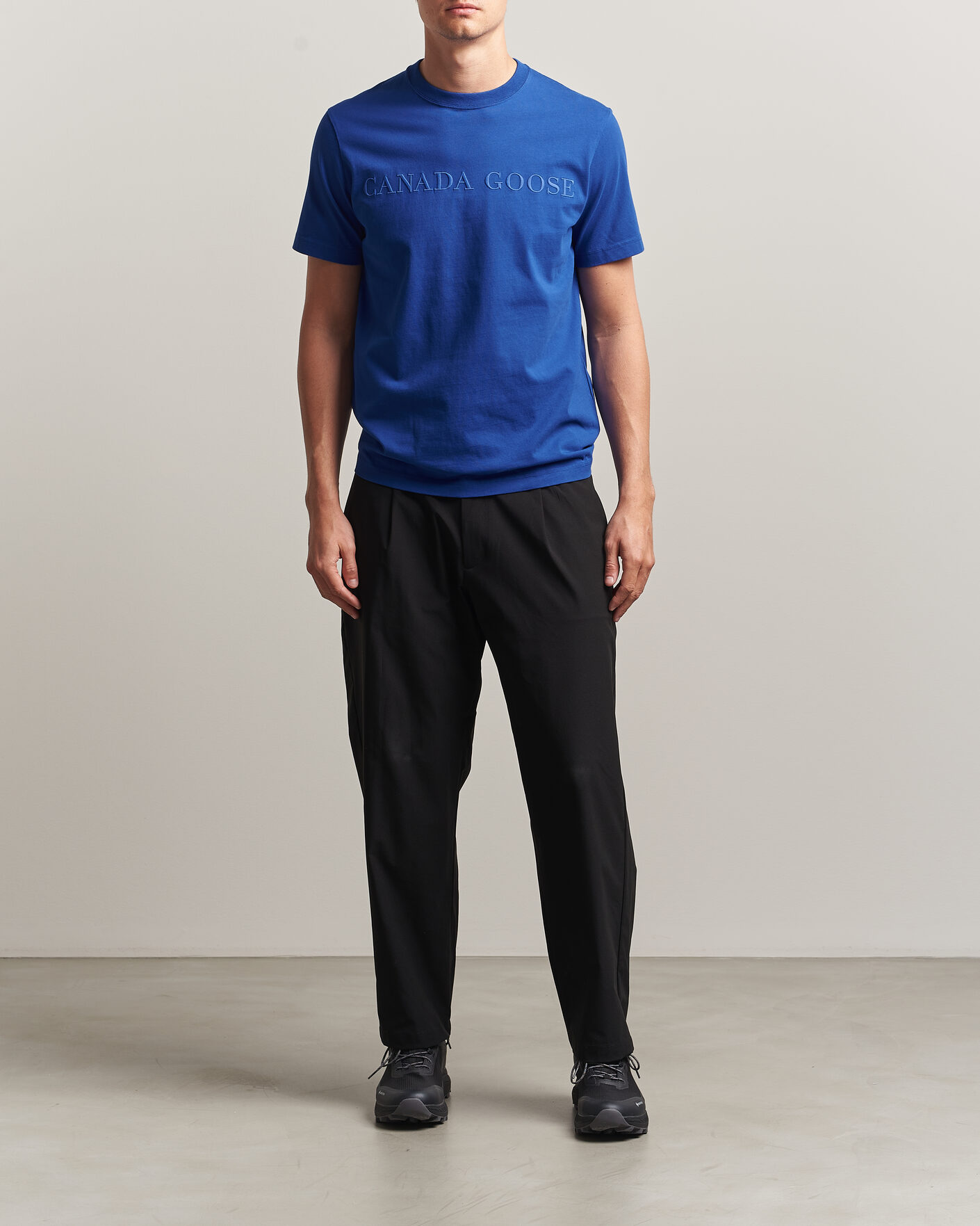 Uomini | T-shirt | Canada Goose | Vantage Wordmark T-Shirt Azurite Blue