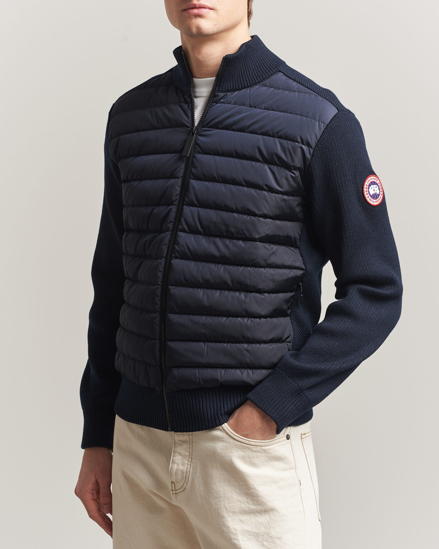 Uomini | Giacche | Canada Goose | Hybridge Knit Jacket Nocturne