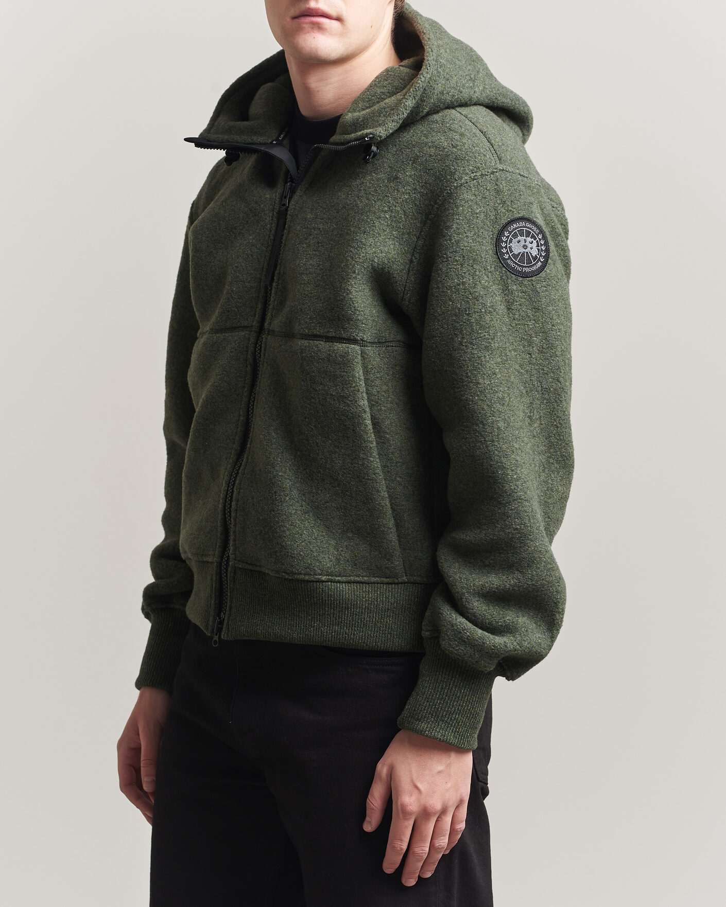 Uomini | Giacche | Canada Goose Black Label | Canada Goose BD Chillwack Fleece Bomber Moss Khaki