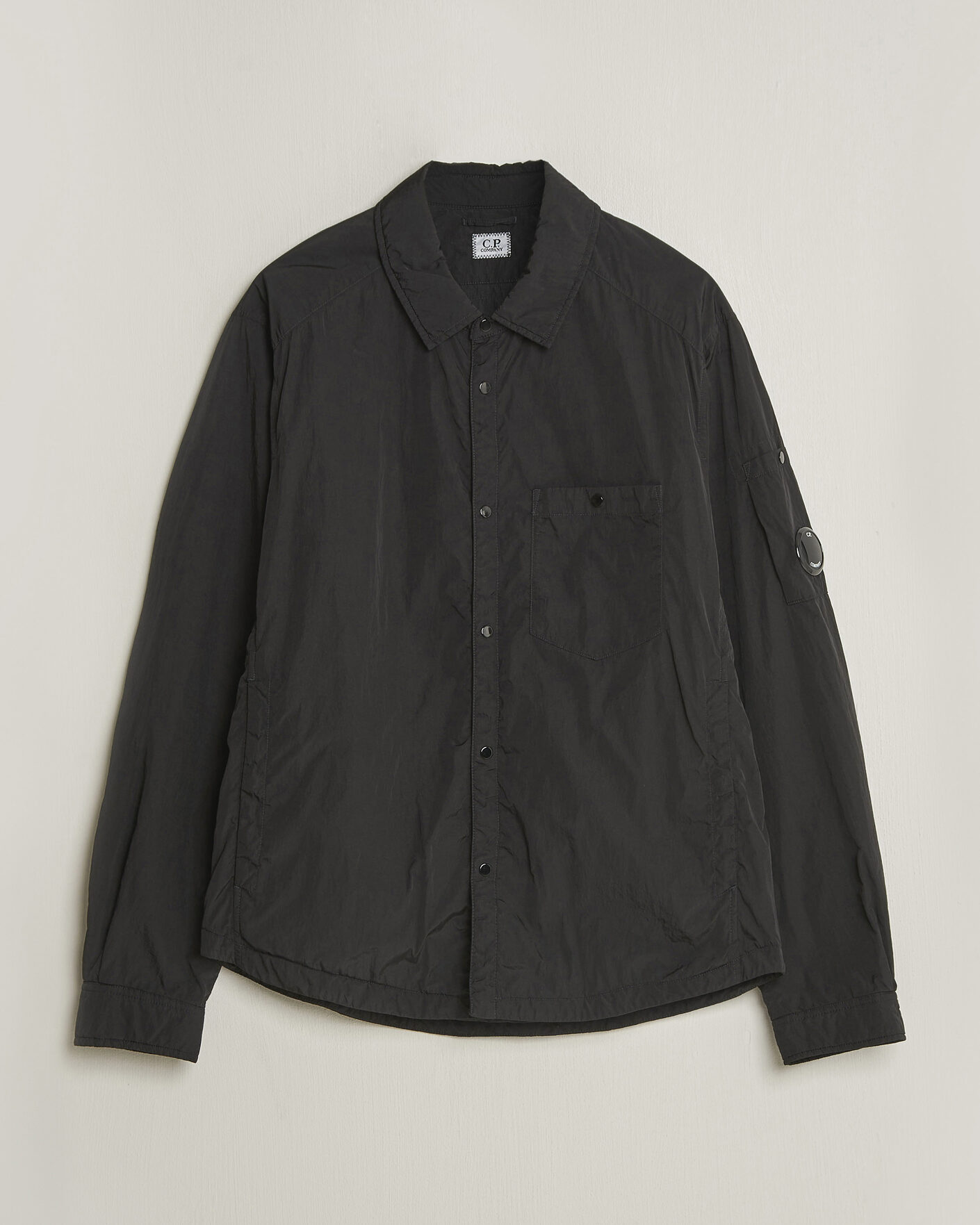 Uomini | Giacche | C.P. Company | Chrome R Padded Shirt Jacket Black