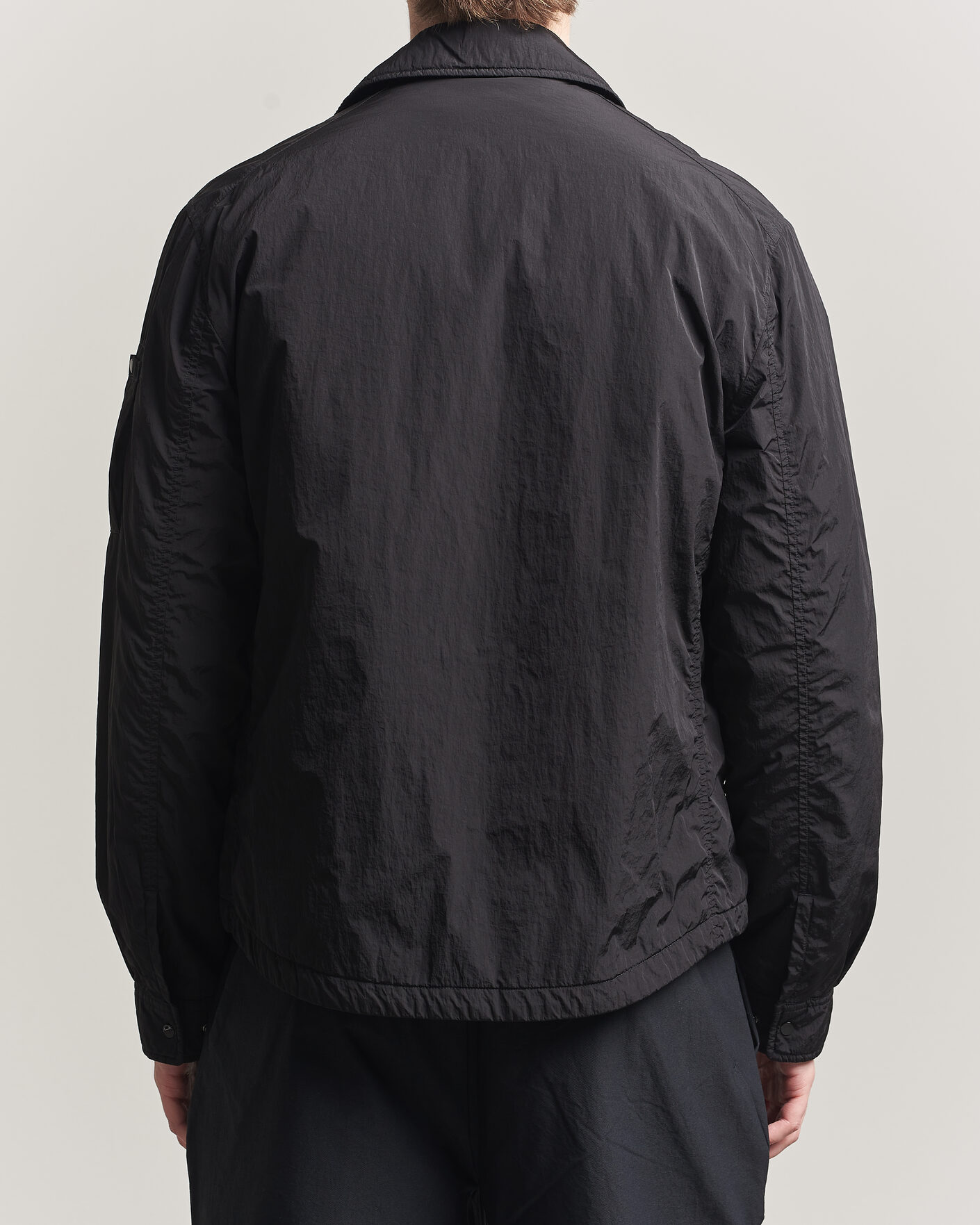Uomini | Giacche | C.P. Company | Chrome R Padded Shirt Jacket Black