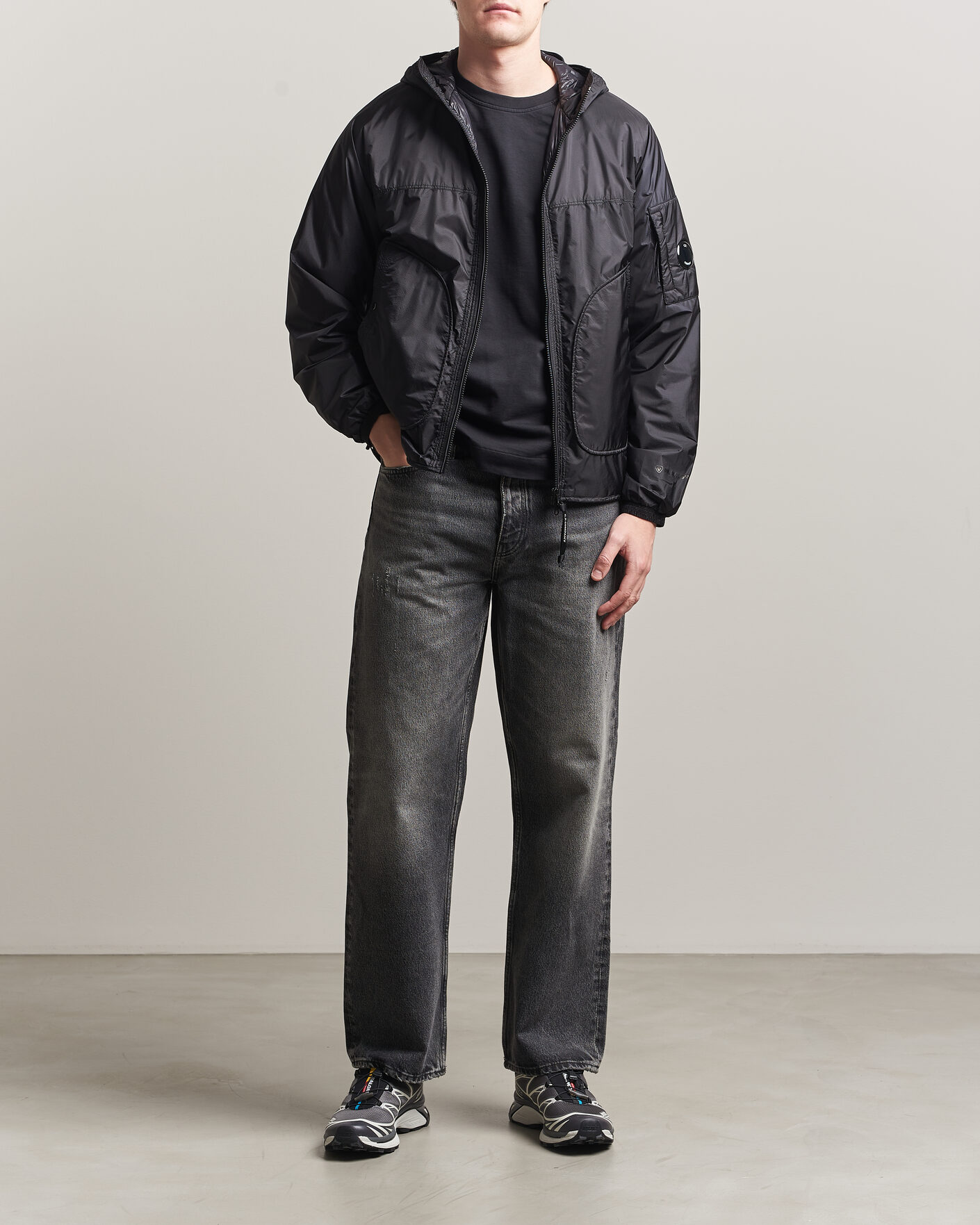 Uomini | Giacche | C.P. Company | Nada Shield Primaloft Padded Hood Jacket Black