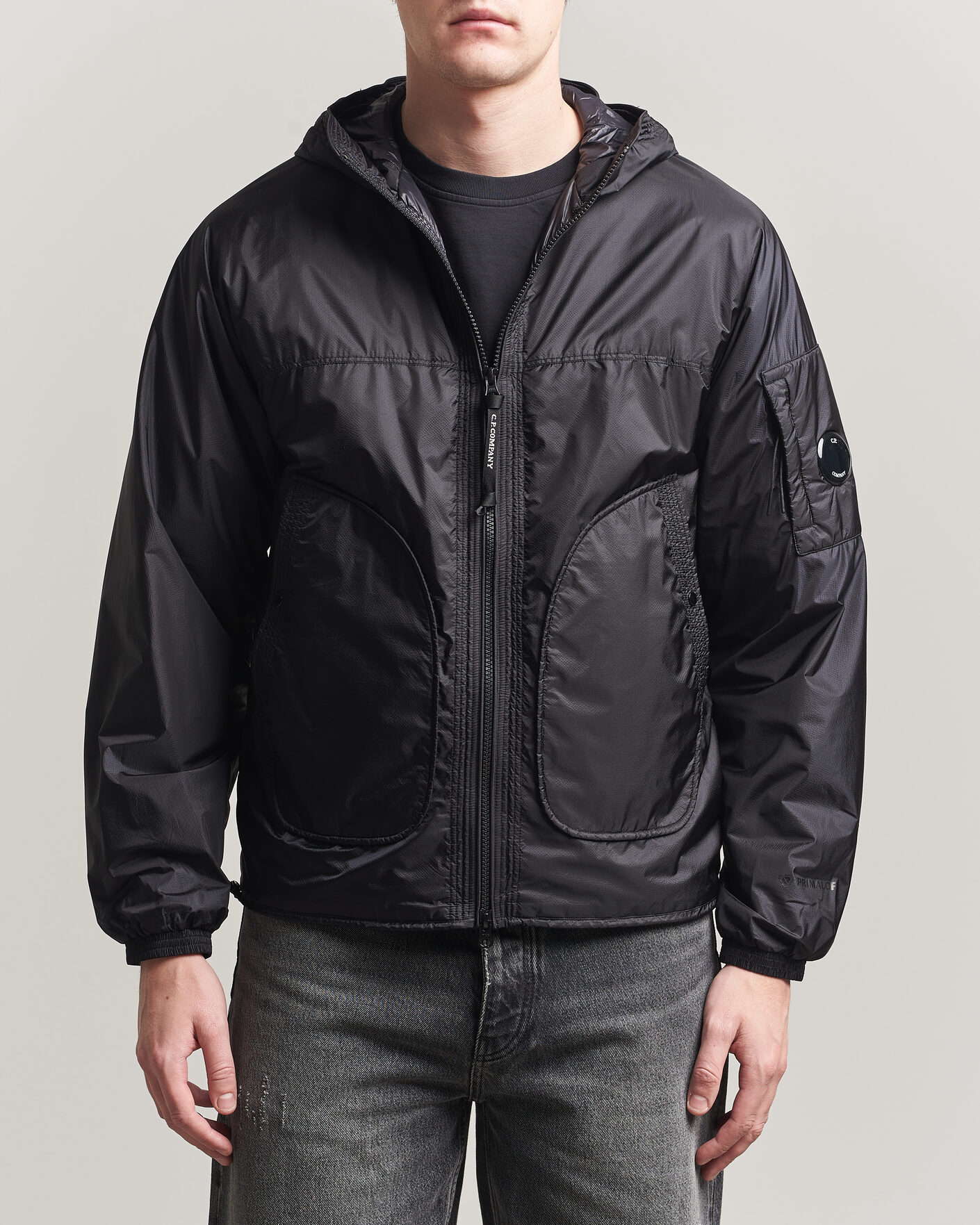 Uomini | Giacche | C.P. Company | Nada Shield Primaloft Padded Hood Jacket Black