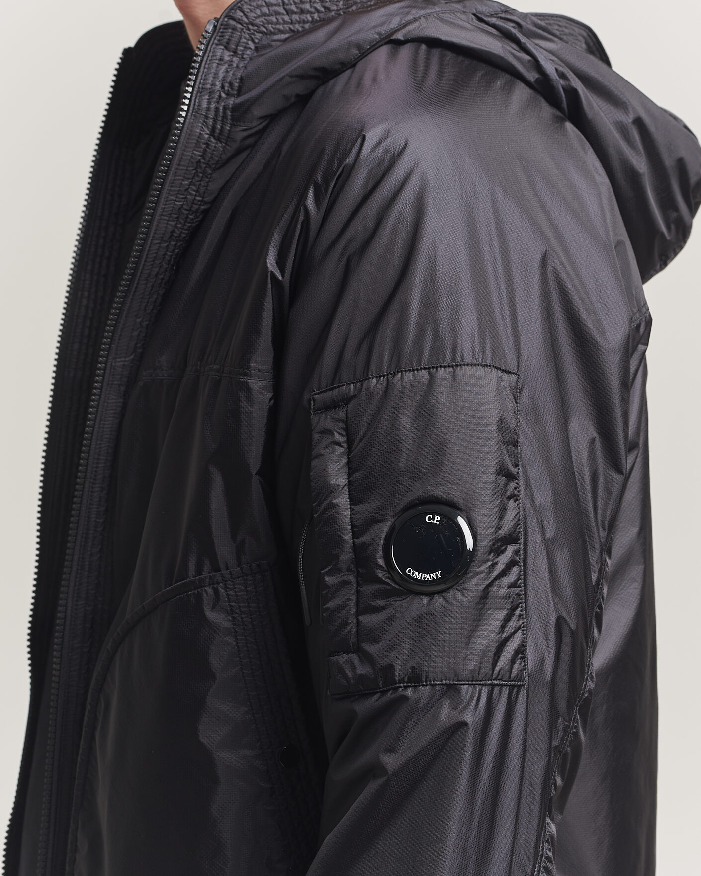 Uomini | Giacche | C.P. Company | Nada Shield Primaloft Padded Hood Jacket Black