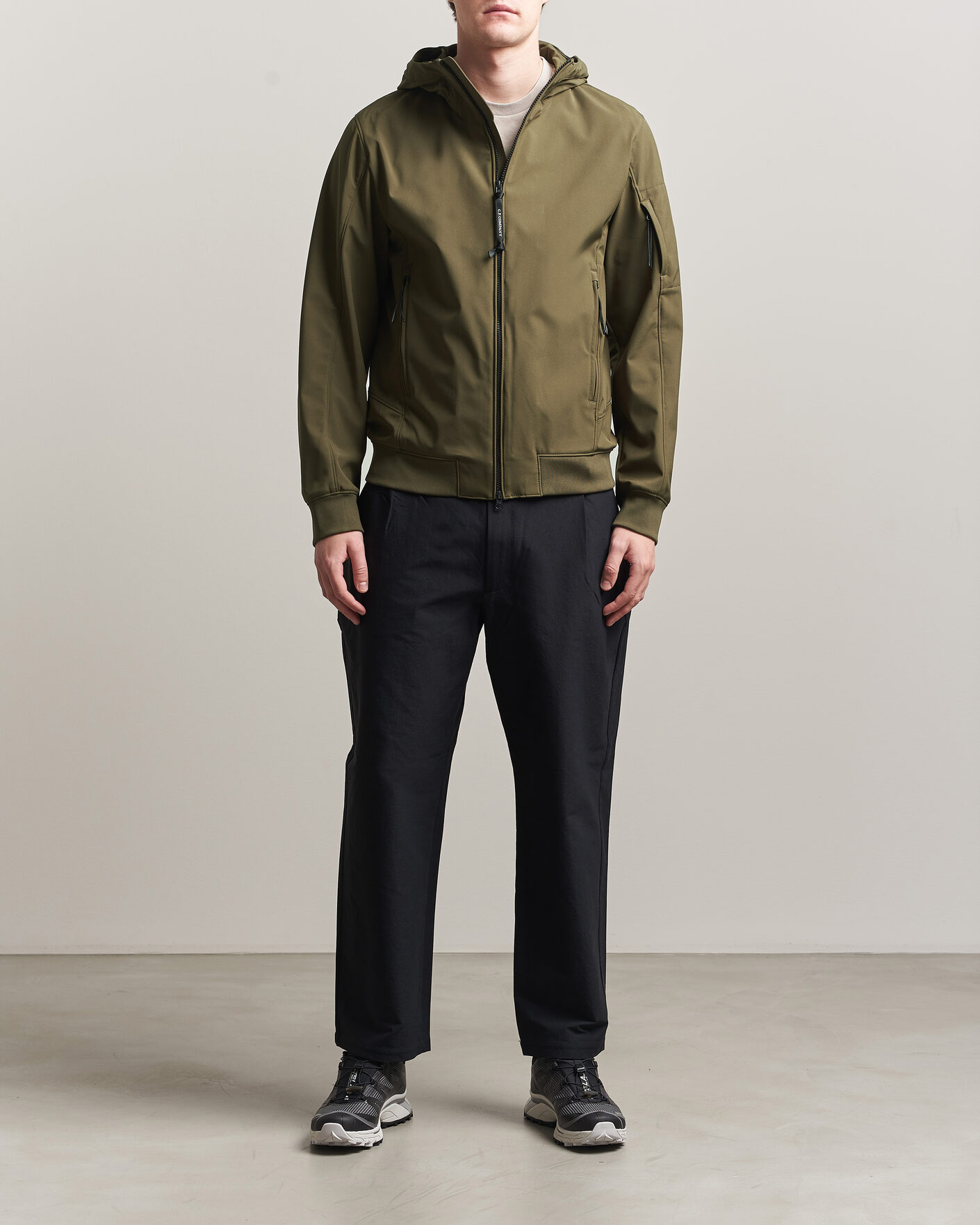 Uomini | Giacche | C.P. Company | Shell R Hooded Jacket Dark Green