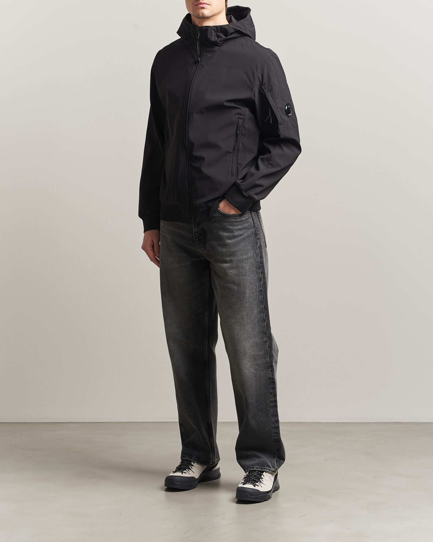 Uomini | Giacche | C.P. Company | Shell R Hooded Jacket Black