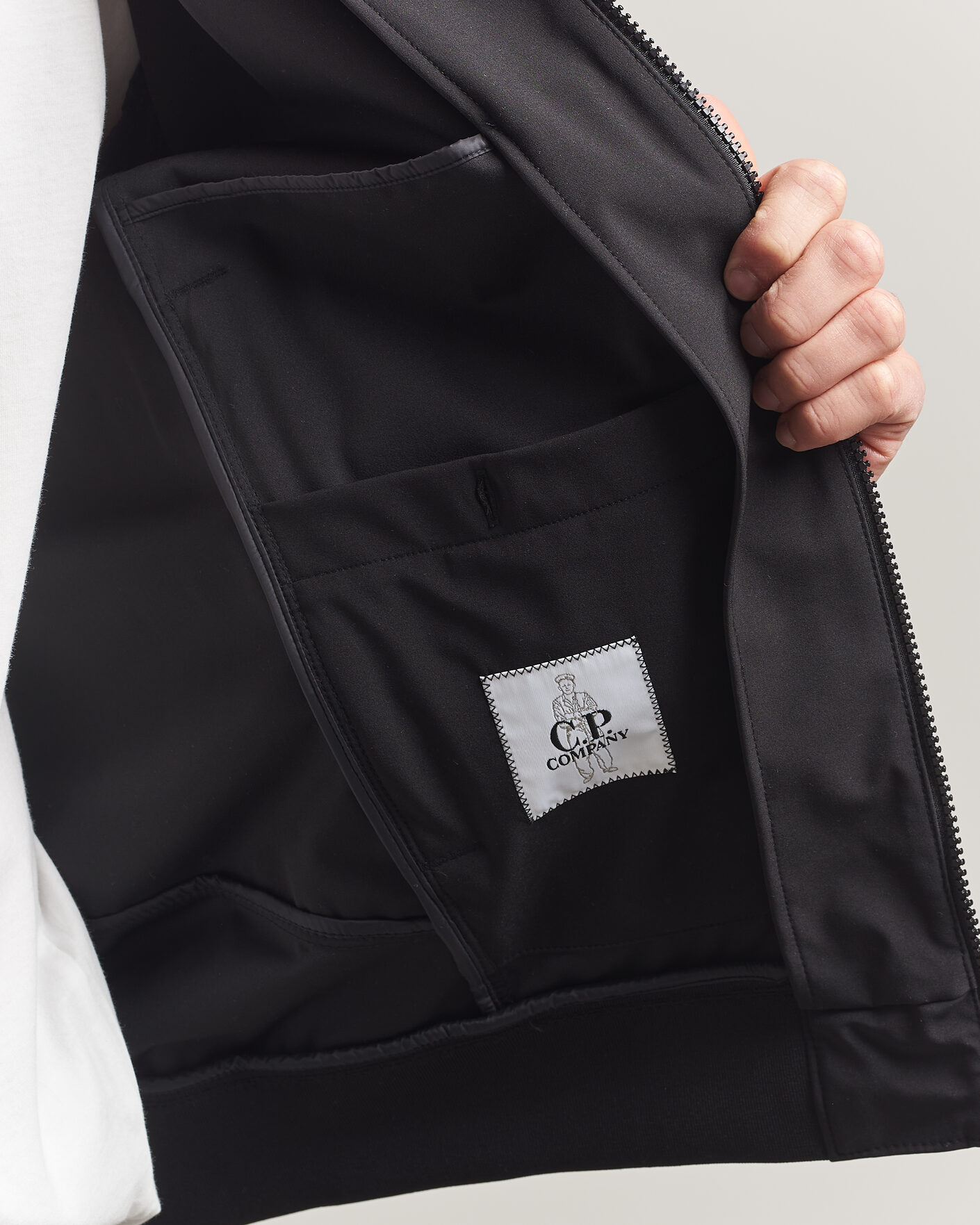 Uomini | Giacche | C.P. Company | Shell R Hooded Jacket Black