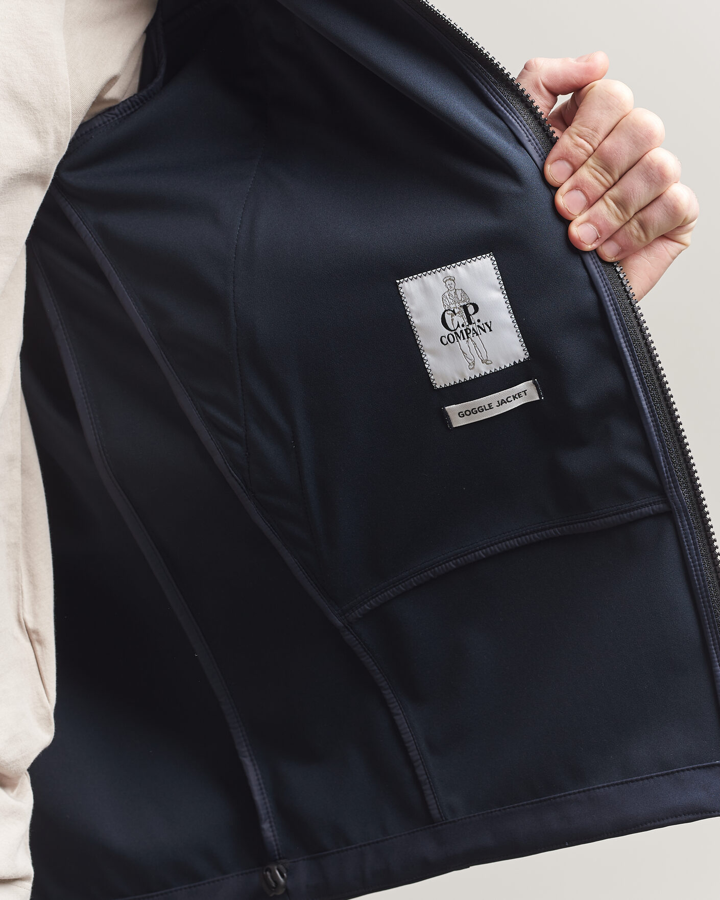 Uomini | Giacche | C.P. Company | Shell-R Goggle Hood Jacket Navy