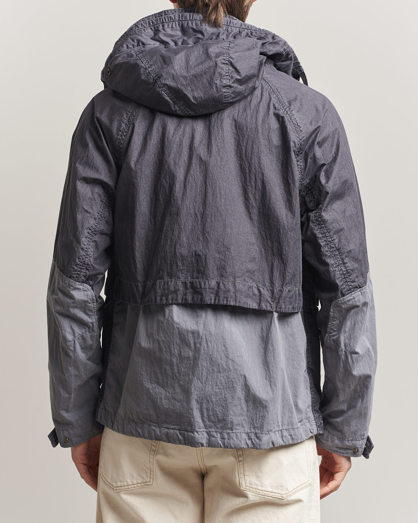 Uomini | Giacche | C.P. Company | 50 Fili Wax Hood Jacket Black