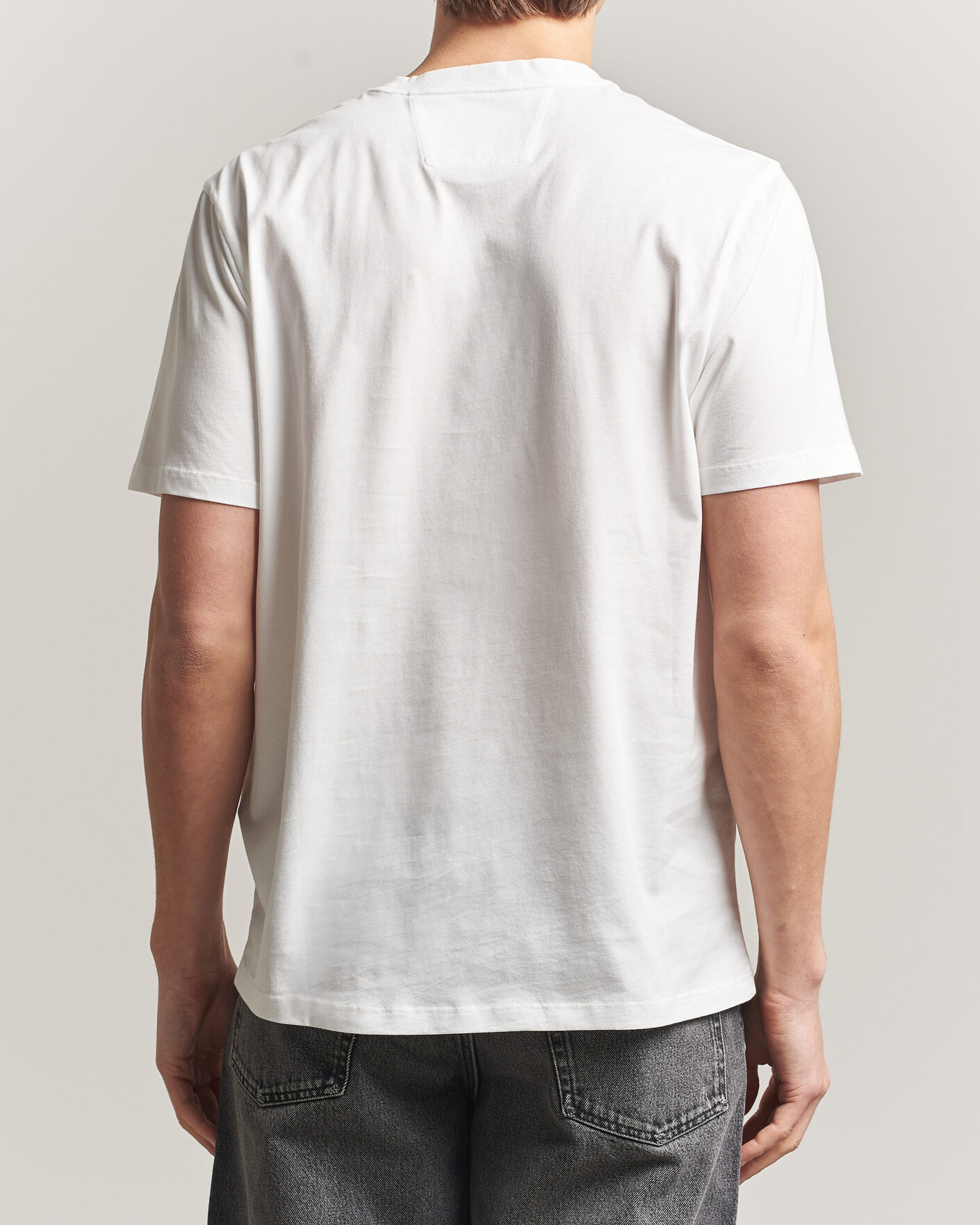 Uomini | T-shirt | C.P. Company | Short Sleeve Small Logo T-Shirt White