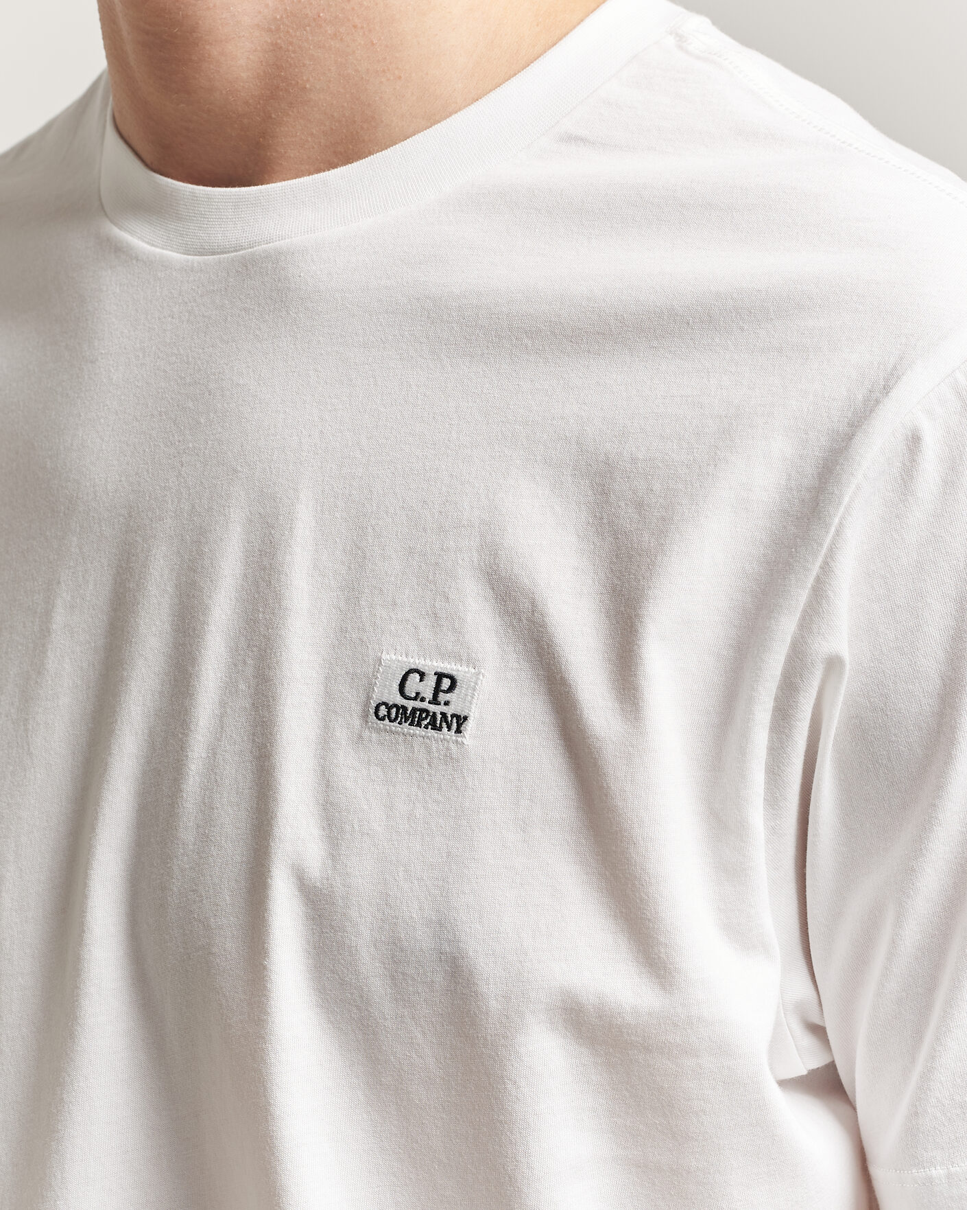 Uomini | T-shirt | C.P. Company | Short Sleeve Small Logo T-Shirt White