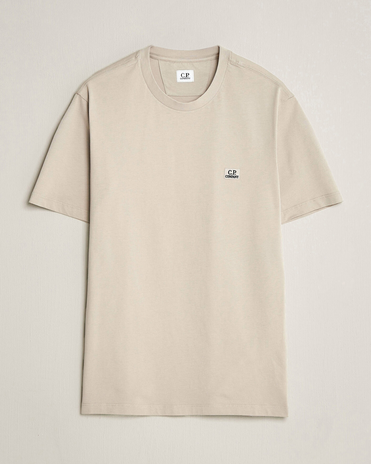 Uomini | T-shirt | C.P. Company | Short Sleeve Small Logo T-Shirt Light Grey