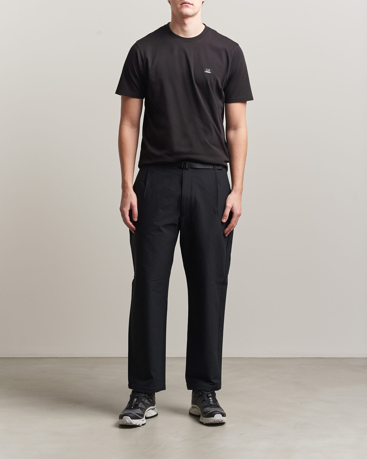 Uomini | T-shirt | C.P. Company | Short Sleeve Small Logo T-Shirt Black